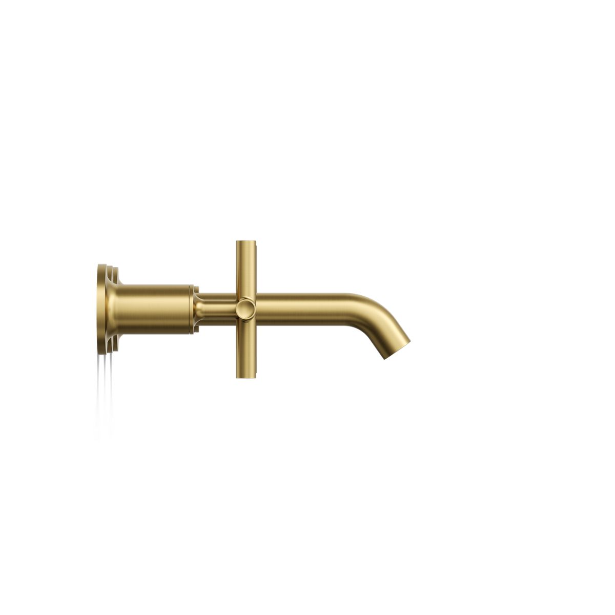 Kohler T14413-3-2MB Purist Wall-mount bathroom sink faucet trim with Cross handles, 1.2 gpm