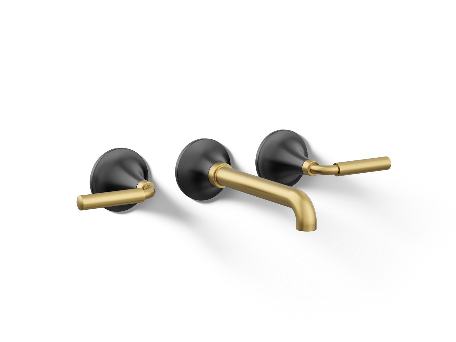 Kohler T26439-4-BMB Tone Wall-mount bathroom sink faucet trim, 1.2 gpm