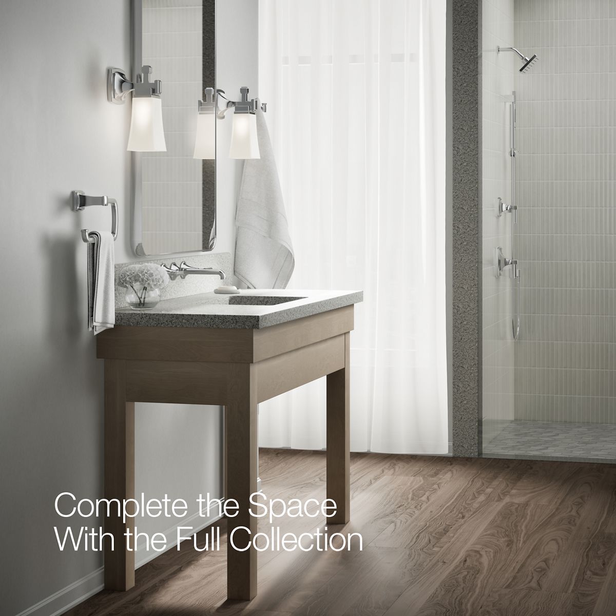 Tone Wall-mount bathroom sink faucet trim, 1.2 gpm
