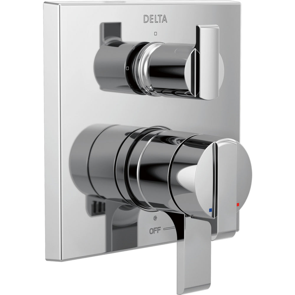 Delta T27867 - Angular Modern Monitor® 17 Series Valve Trim With 3-Setting Integrated Diverter