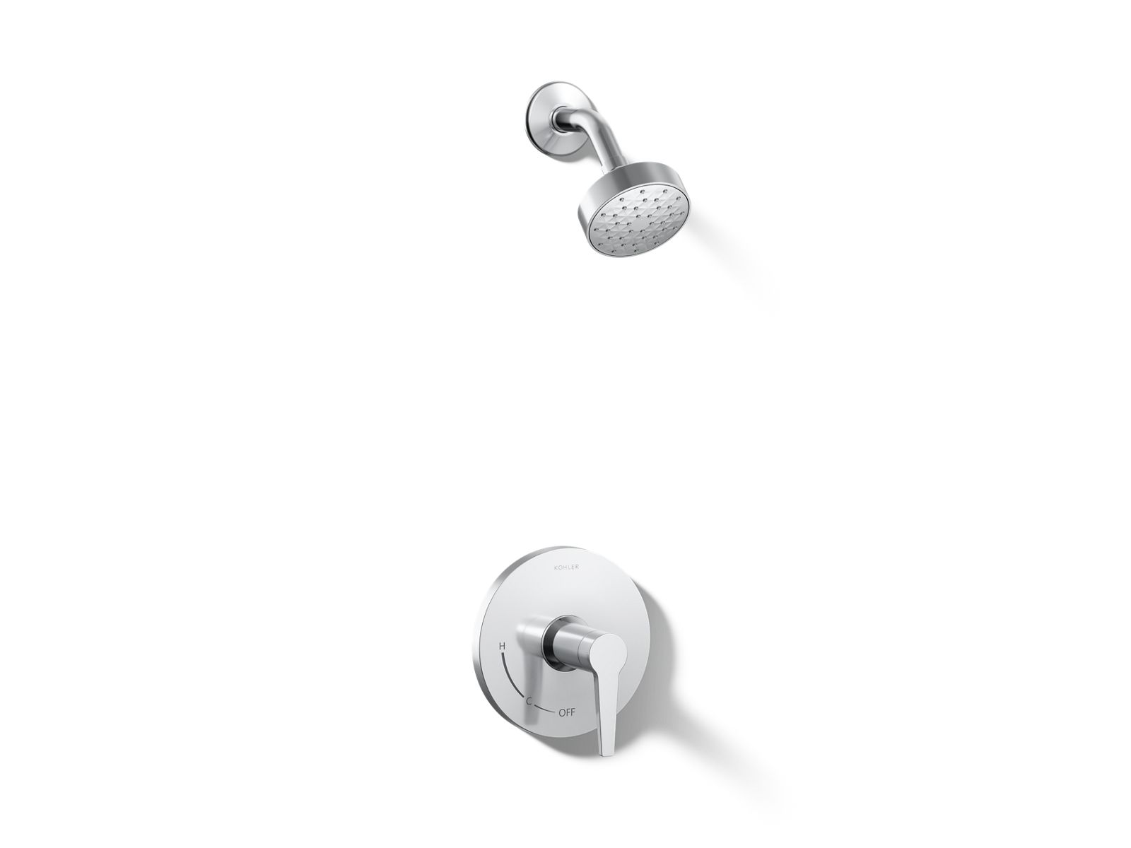 Kohler TS97077-4G-CP Pitch Rite-Temp shower trim kit, 1.75 gpm
