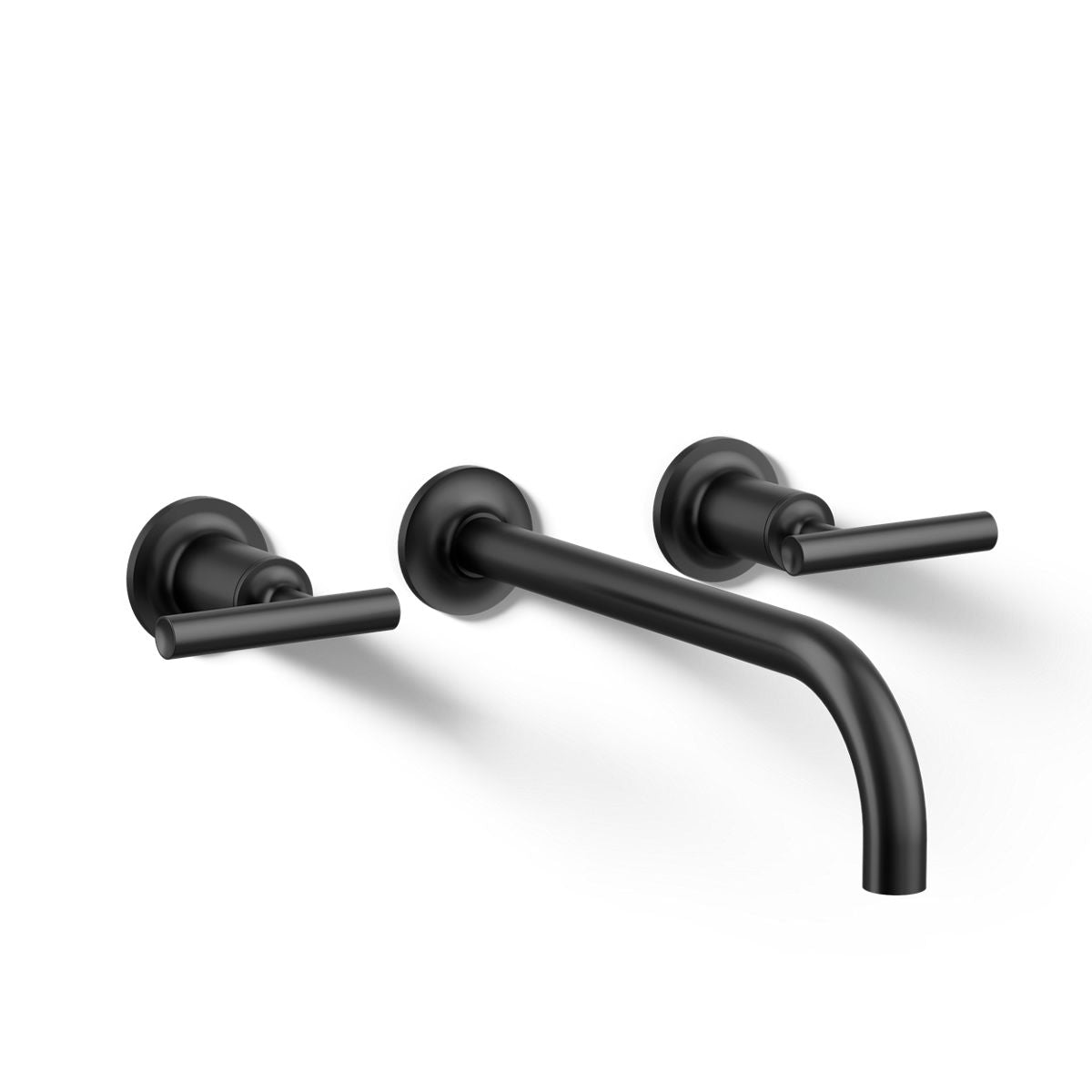 Purist Wall-mount bathroom sink faucet trim with Lever handles, 1.2 gpm