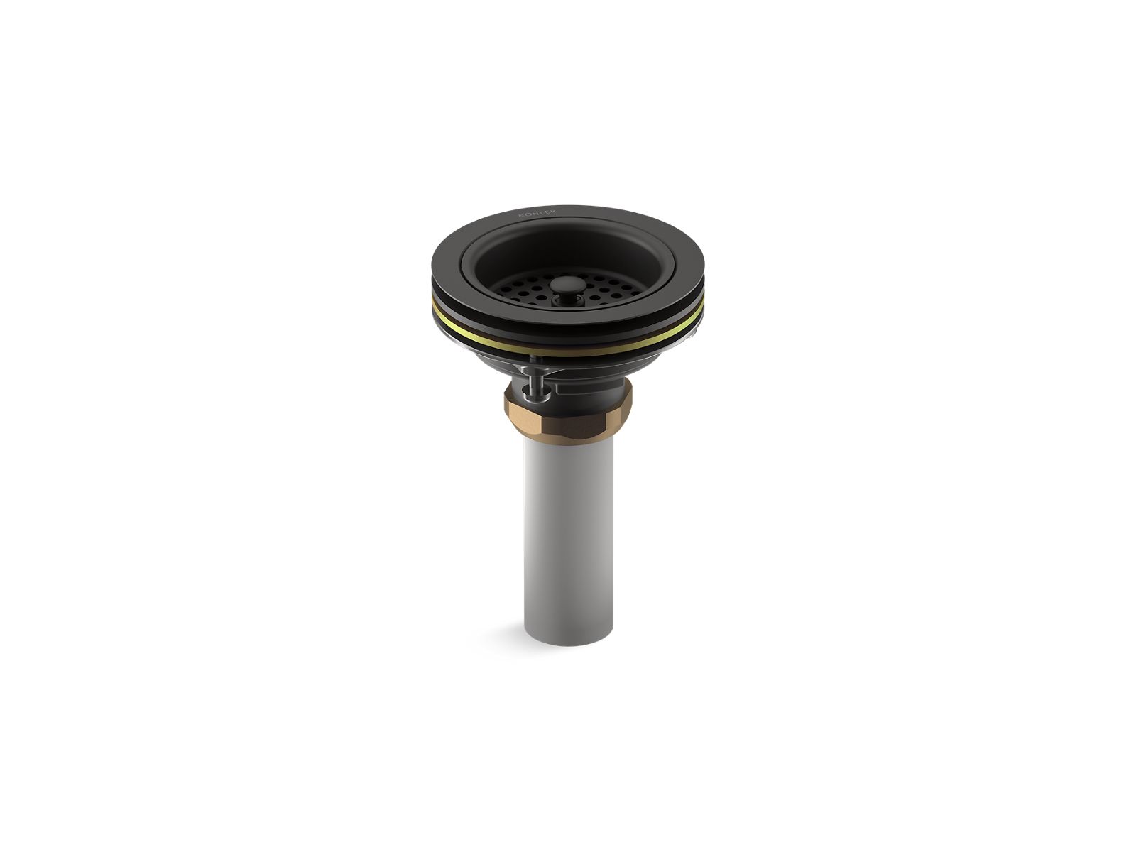 Duostrainer Sink drain and strainer with tailpiece