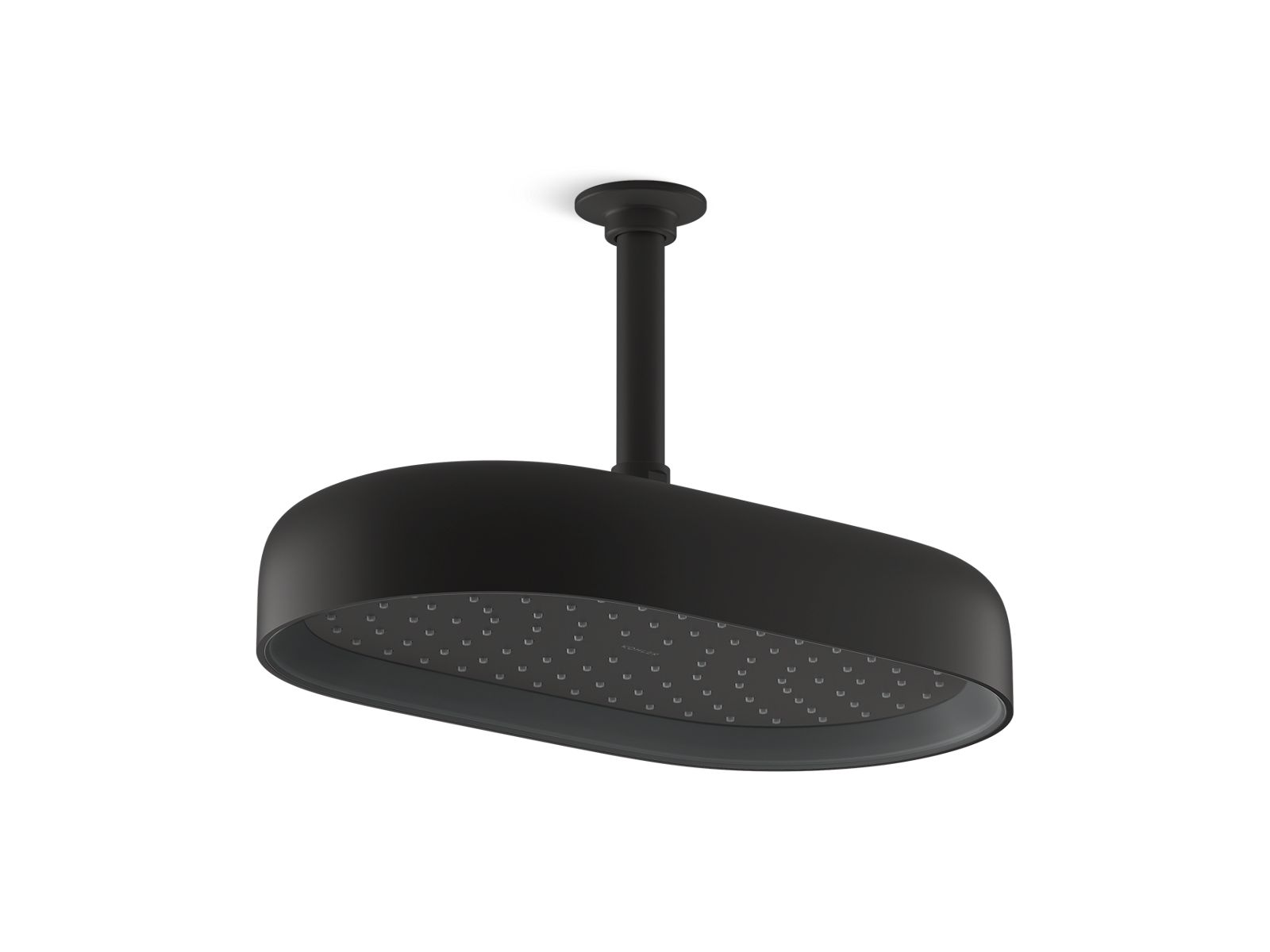 Kohler 26294-BL Statement Oblong 14" single-function rainhead, 2.5 gpm