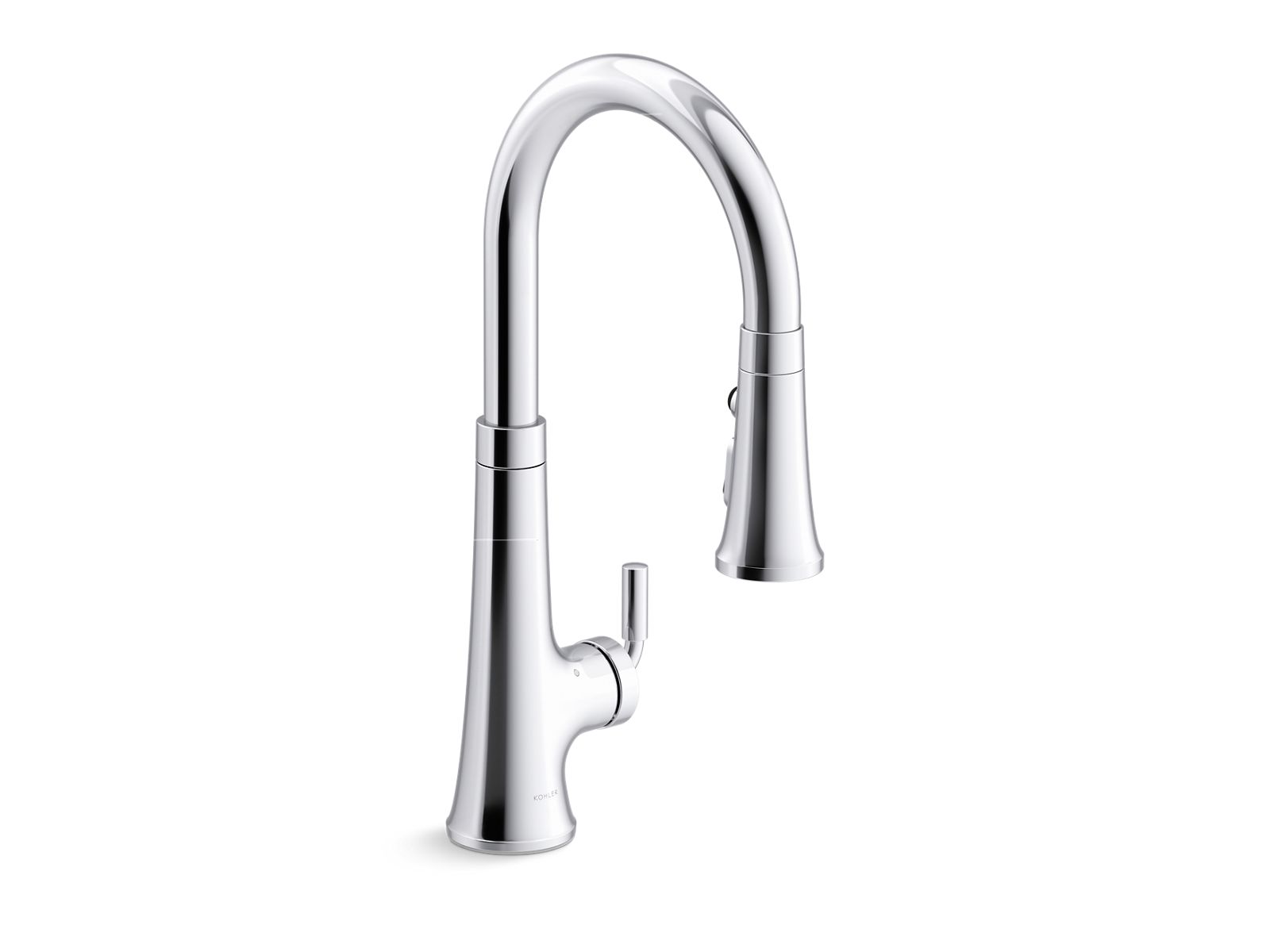 Tone Touchless pull-down kitchen sink faucet with three-function sprayhead