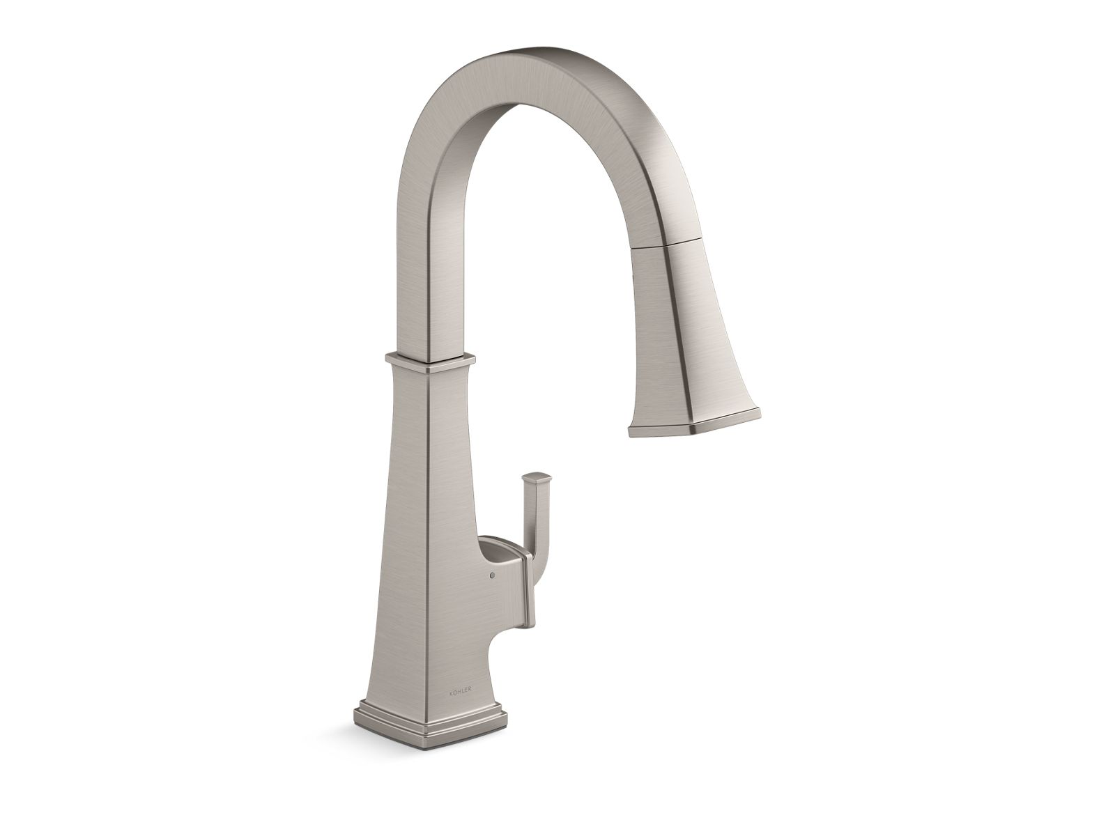 Riff Touchless pull-down kitchen sink faucet with three-function sprayhead