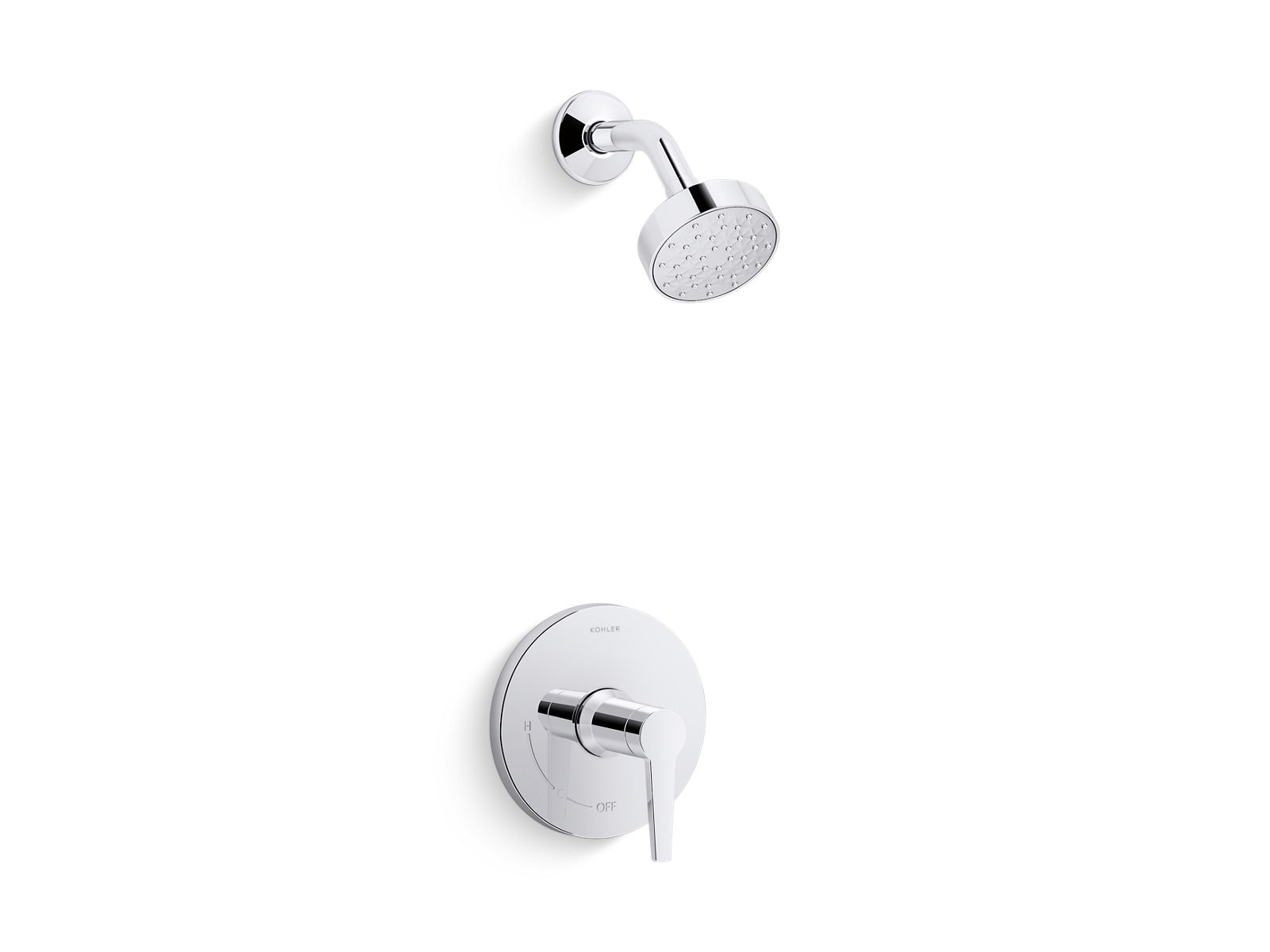 Pitch Rite-Temp shower trim kit, 1.75 gpm