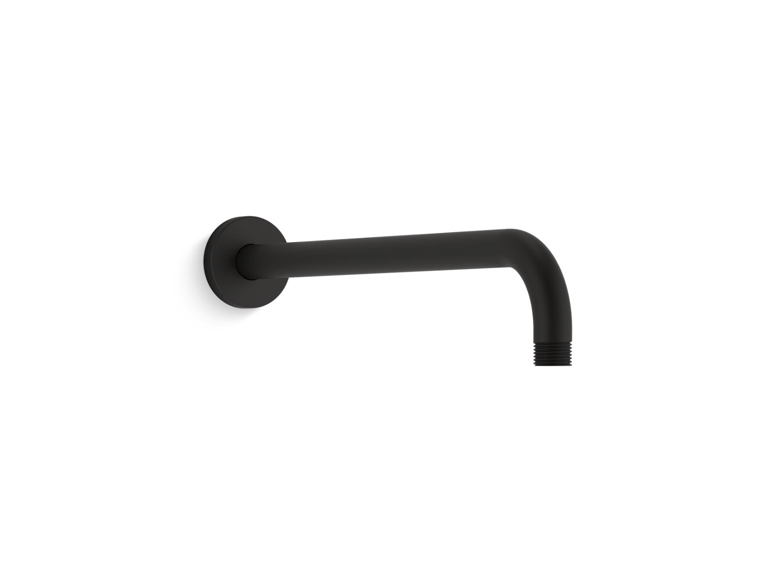 Kohler 26322-BL Statement 15-1/2" wall-mount single-function rainhead arm and flange