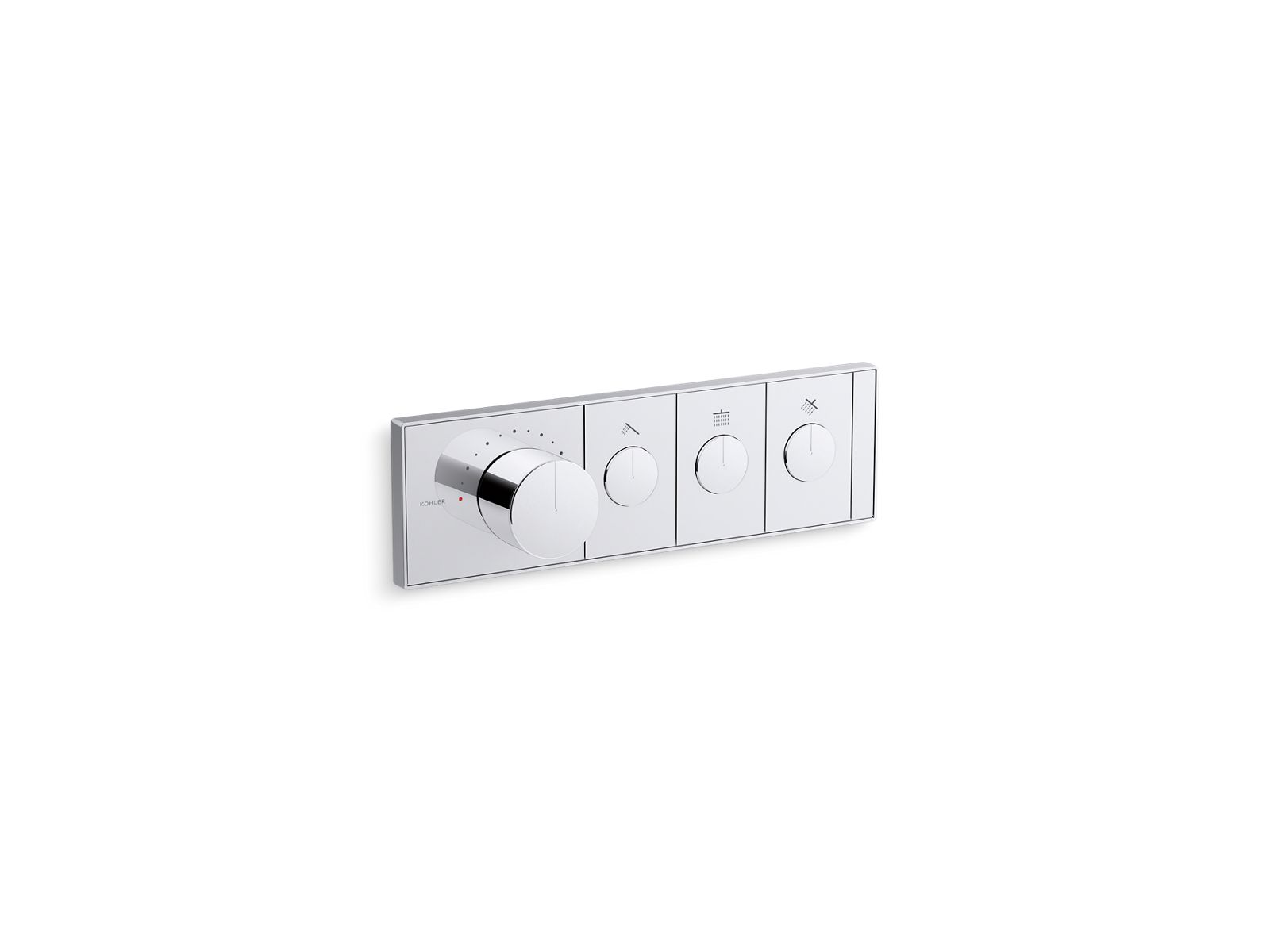 Anthem Three-outlet recessed mechanical thermostatic valve control