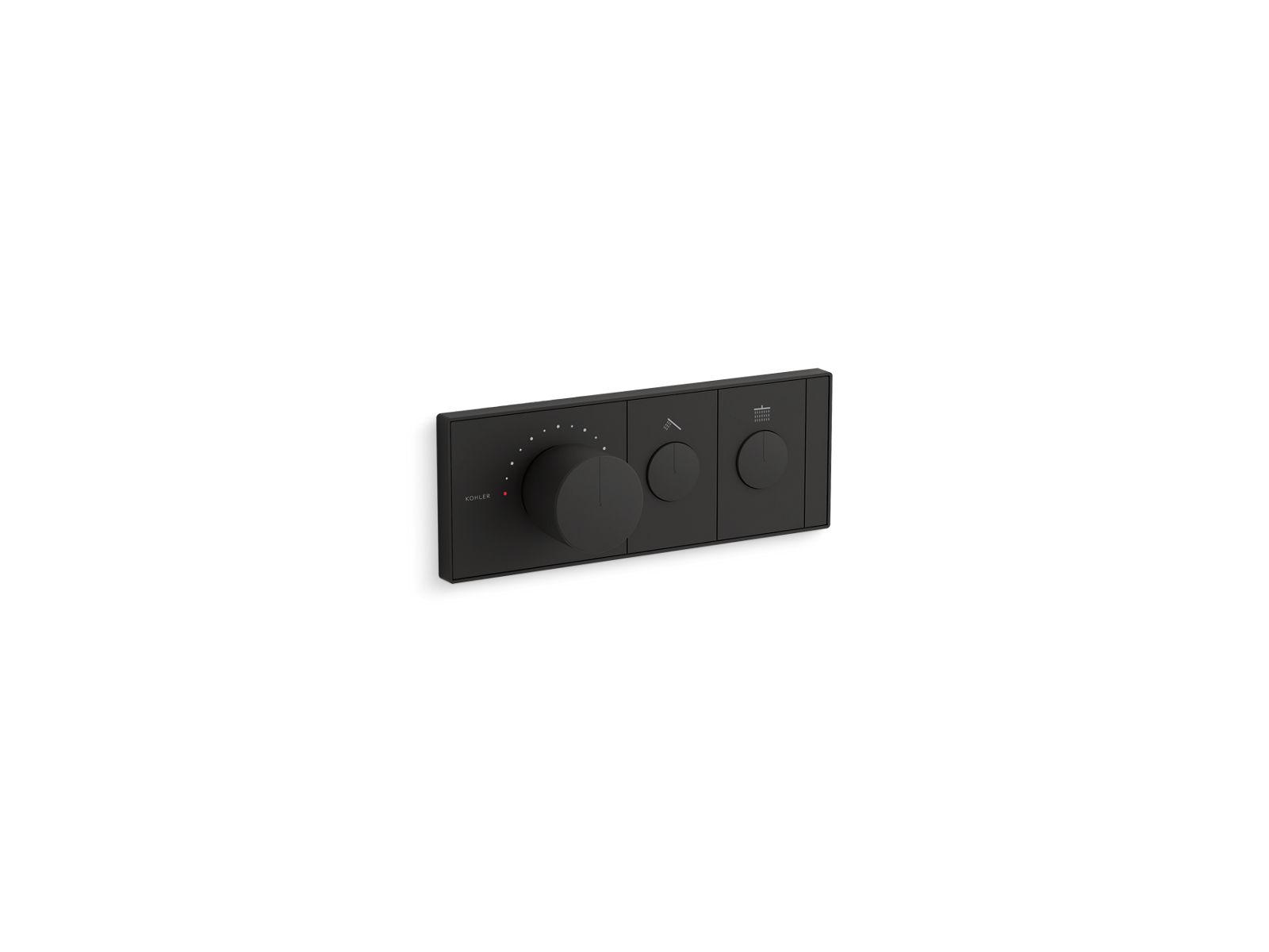 Kohler 26346-9-BL Anthem Two-outlet recessed mechanical thermostatic valve control