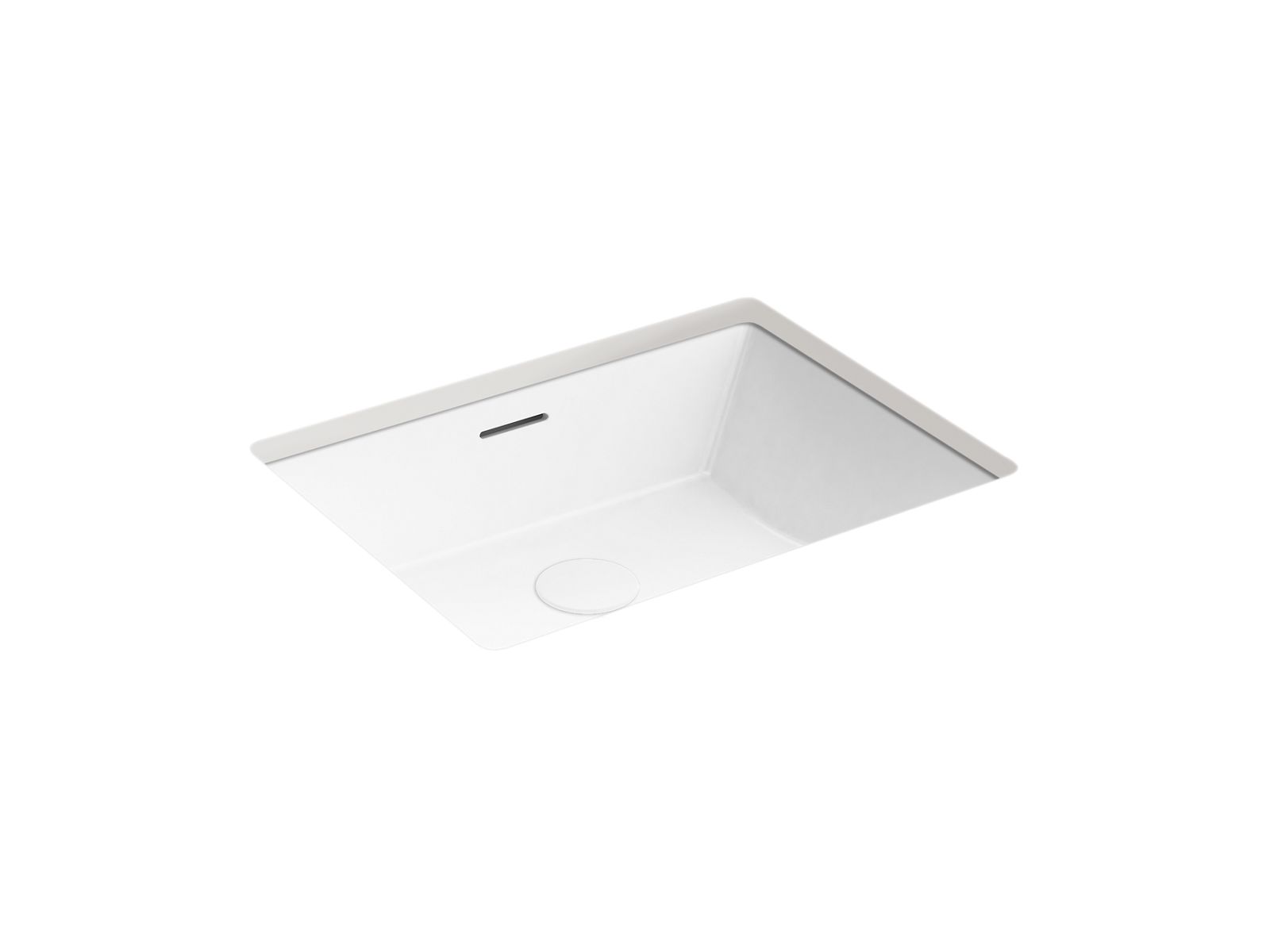 Brazn 21-1/4" rectangular undermount bathroom sink