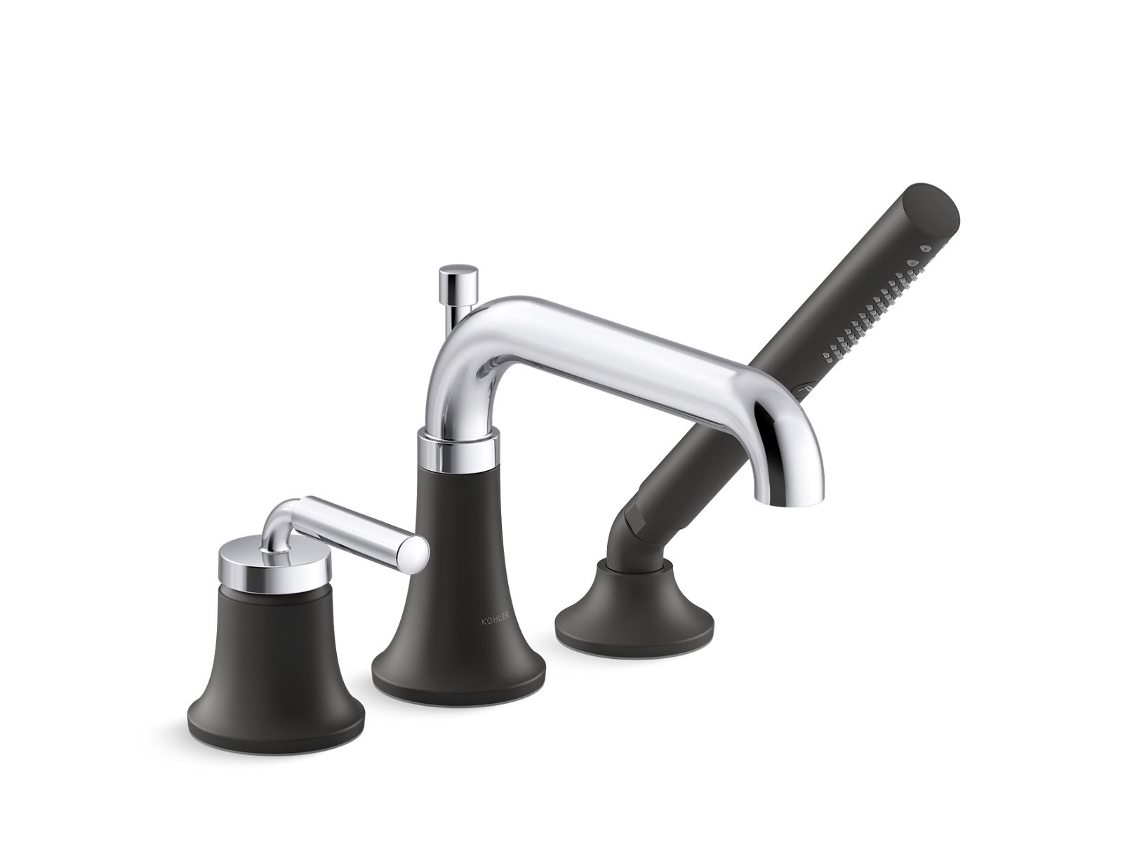 Tone Deck-mount bath faucet with handshower