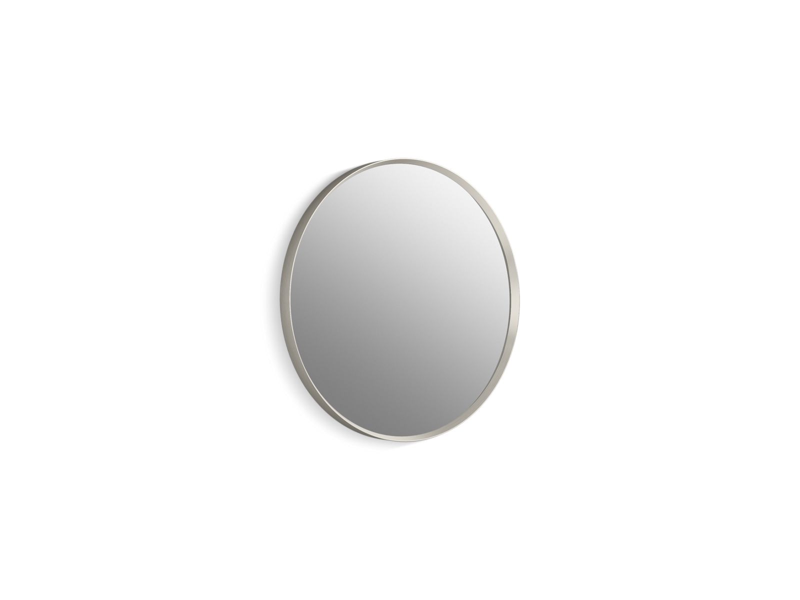 Essential 22" round framed mirror