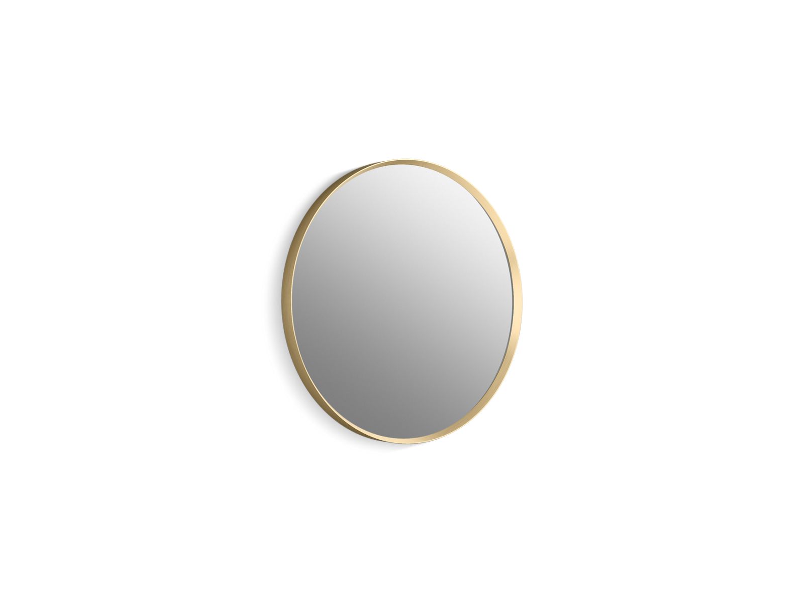 Essential 22" round framed mirror