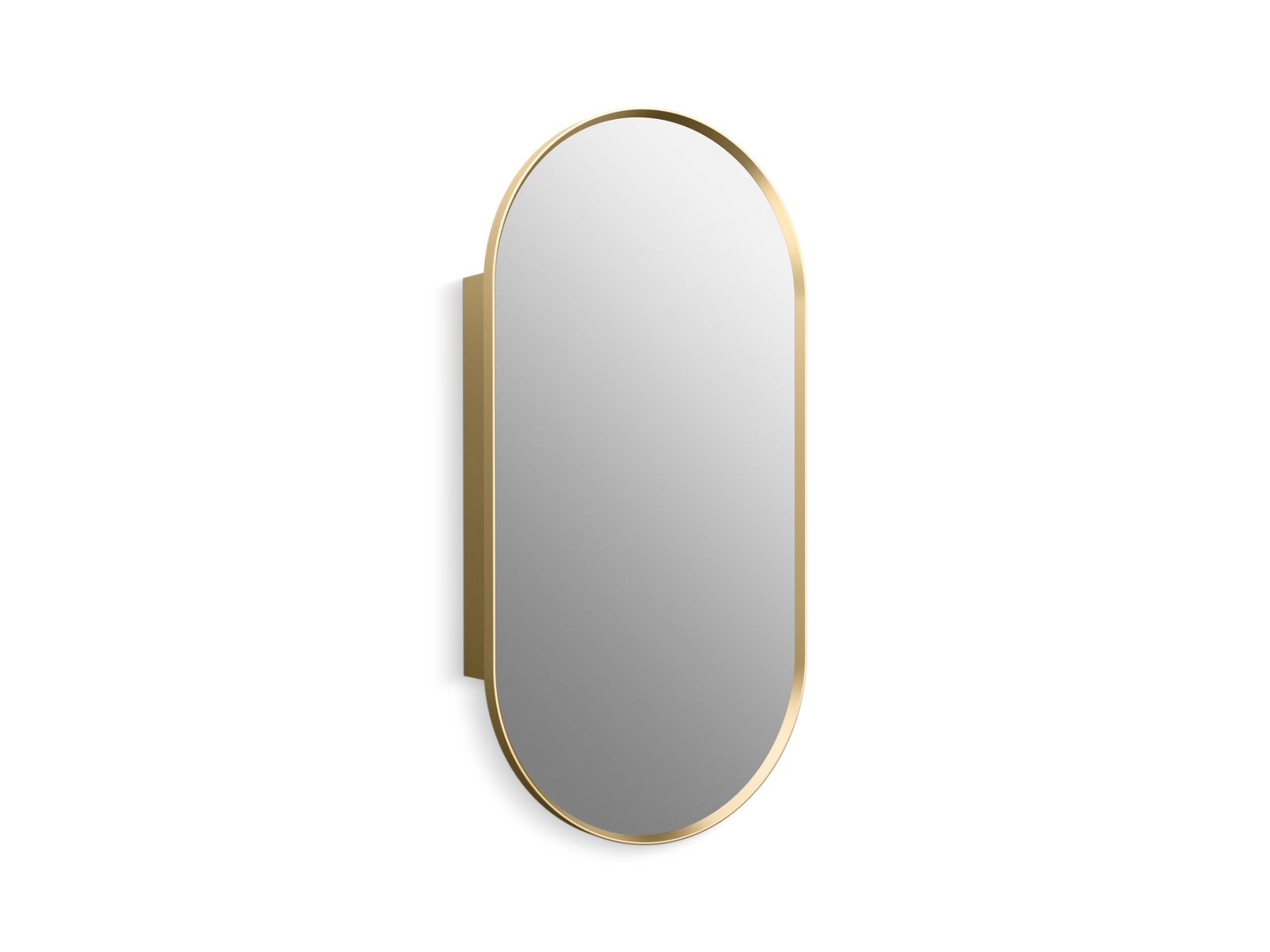 Verdera 20" x 40" capsule framed medicine cabinet