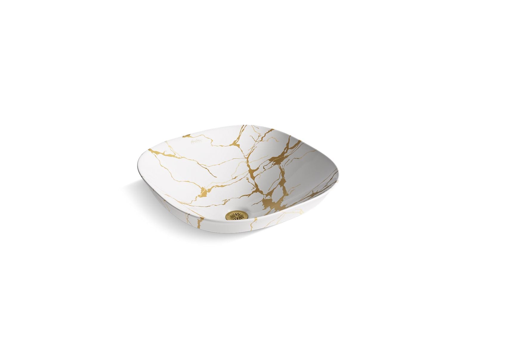 Kohler 28038-AUR-0 Aureus 16-3/4" square vessel bathroom sink, no overflow