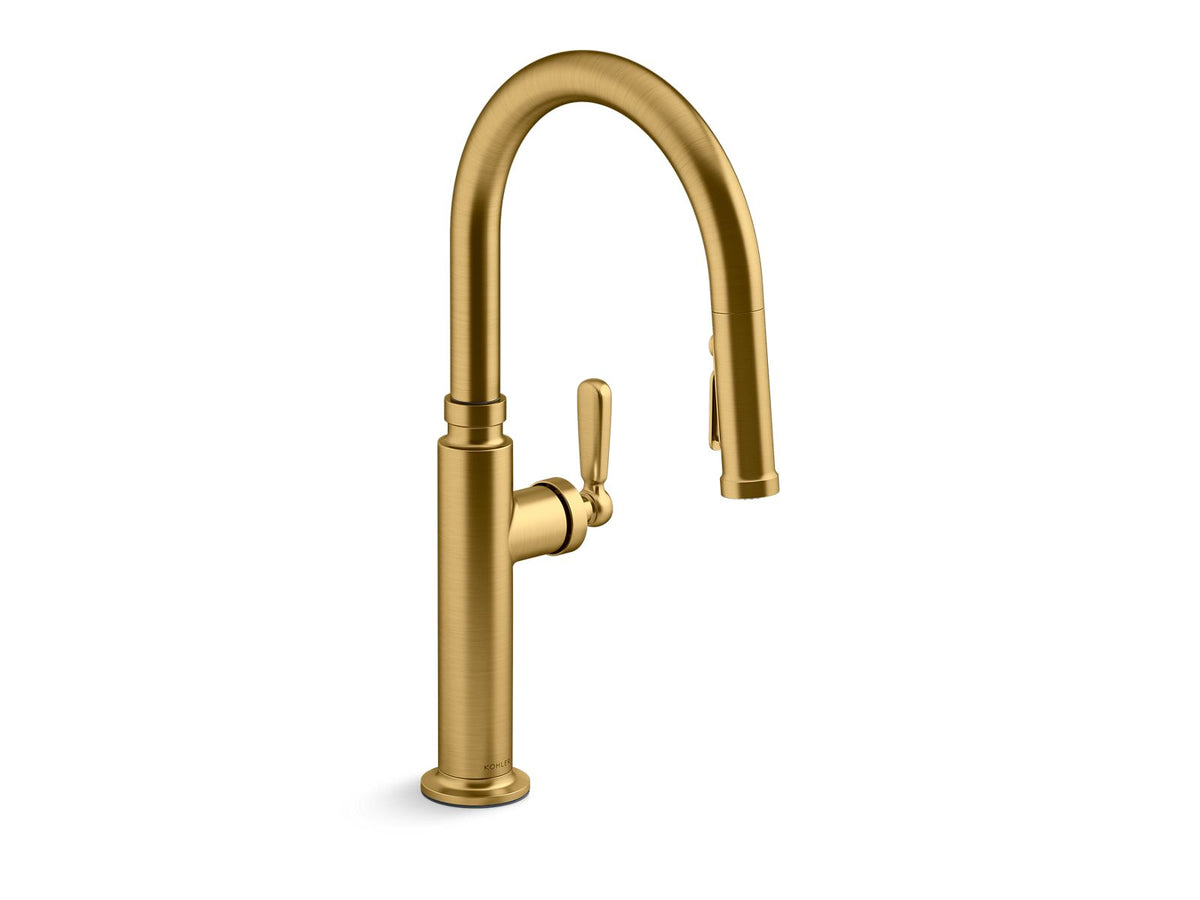 Kohler 28358-2MB Edalyn by Studio McGee Pull-down kitchen sink faucet with three-function sprayhead