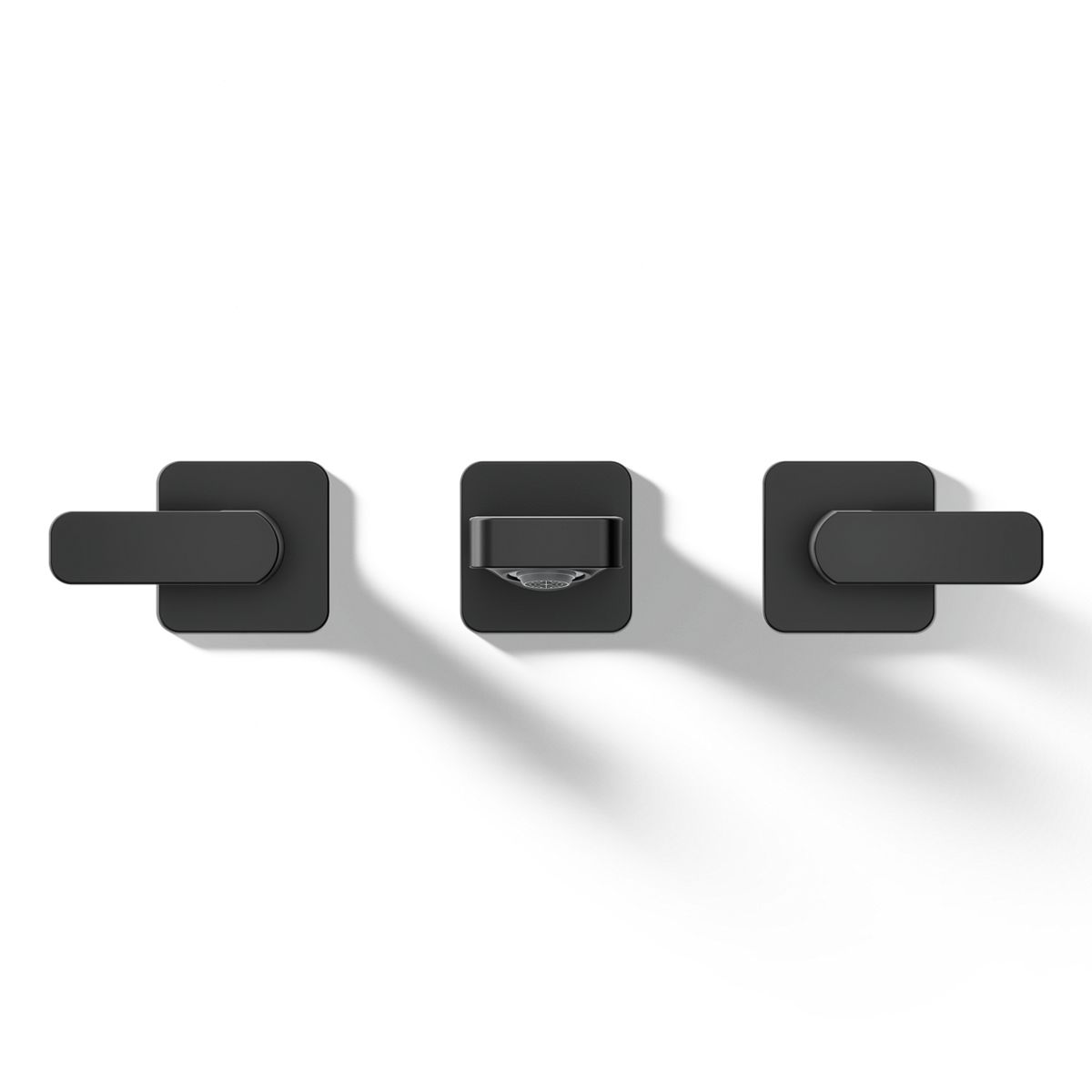 Kohler T27120-4-BL Parallel Wall-mount bathroom sink faucet trim, 1.2 gpm