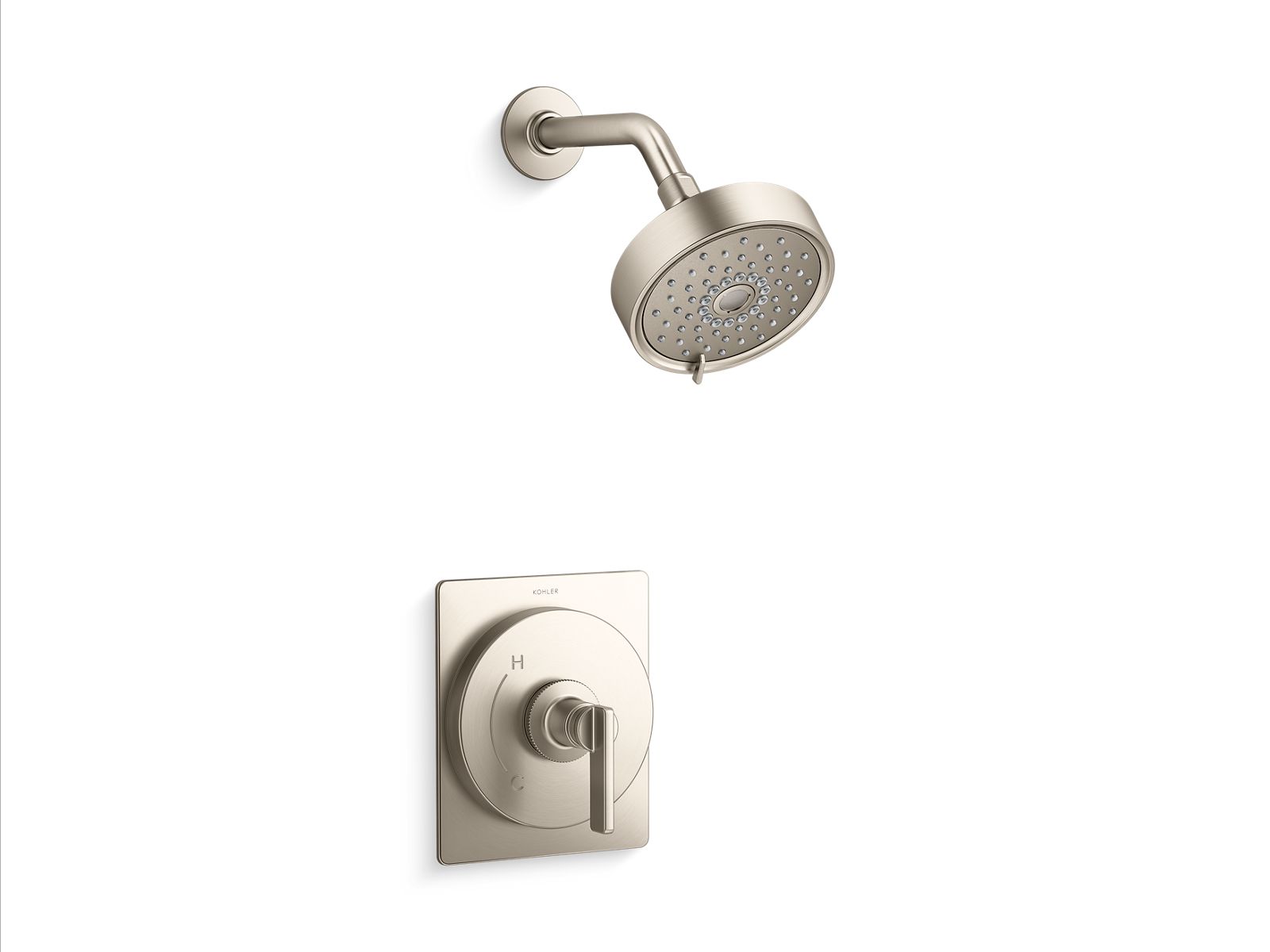 Kohler TS35916-4Y-BN Castia by Studio McGee Rite-Temp shower trim kit, 2.5 gpm