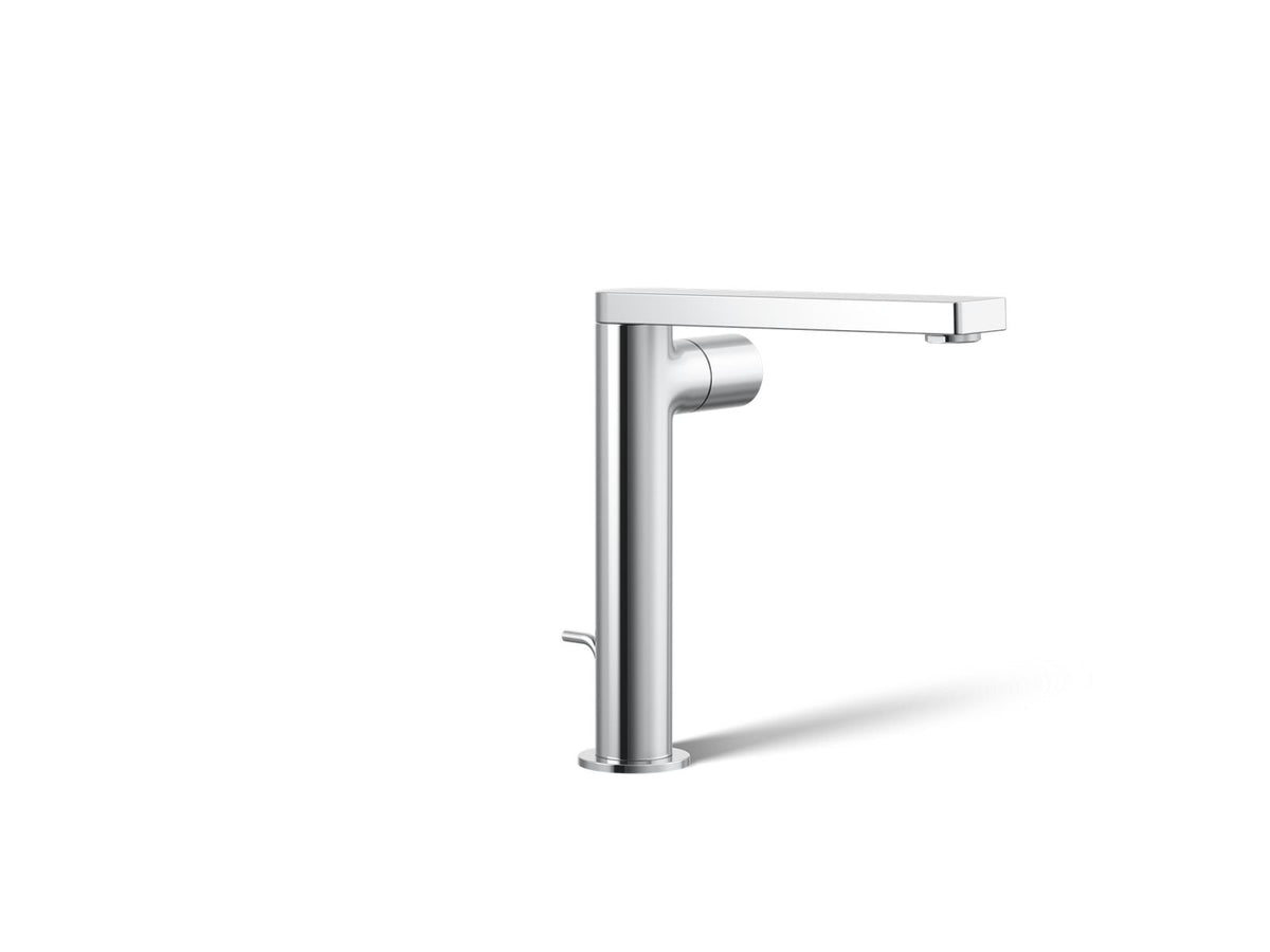 Kohler 73159-7-CP Composed Tall single-handle bathroom sink faucet with Cylindrical handle, 1.2 gpm