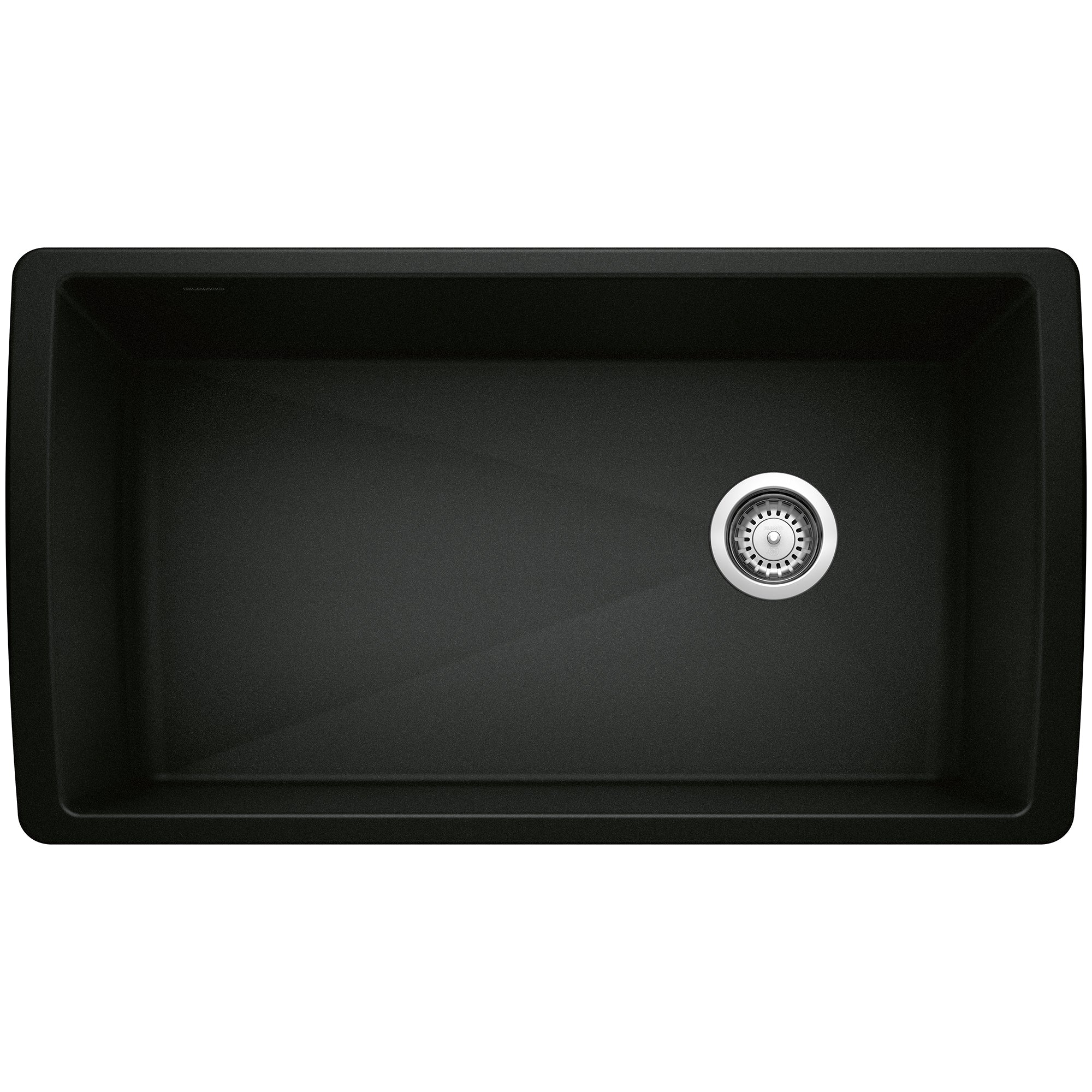 Blanco - 402625 - Diamond SILGRANIT 33" Super Single Undermount Kitchen Sink - Coal Black