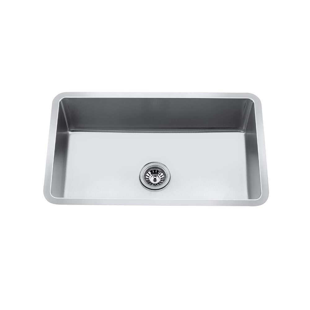 30" Undermount R20 Single-Bowl Stainless Steel Kitchen Sink with Strainer - CraftX CXUSR3018