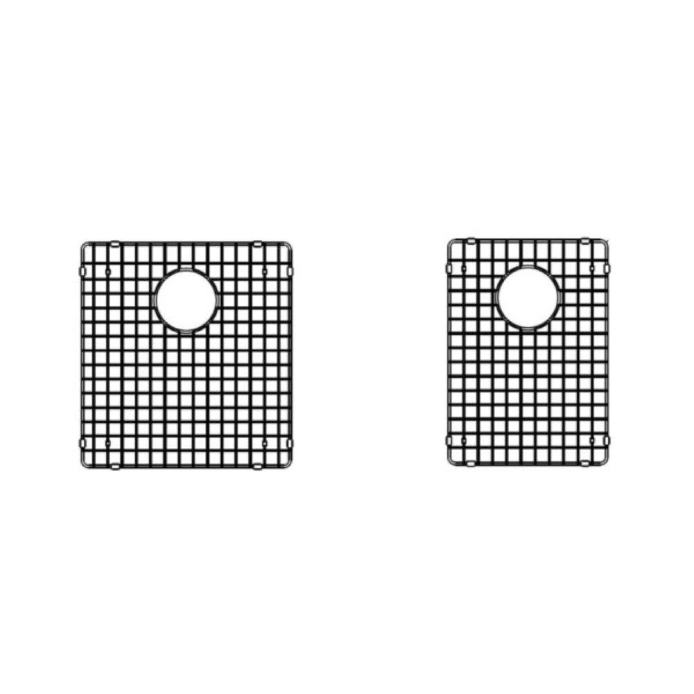 CraftX CXZAD881G two-piece stainless-steel sink grid set