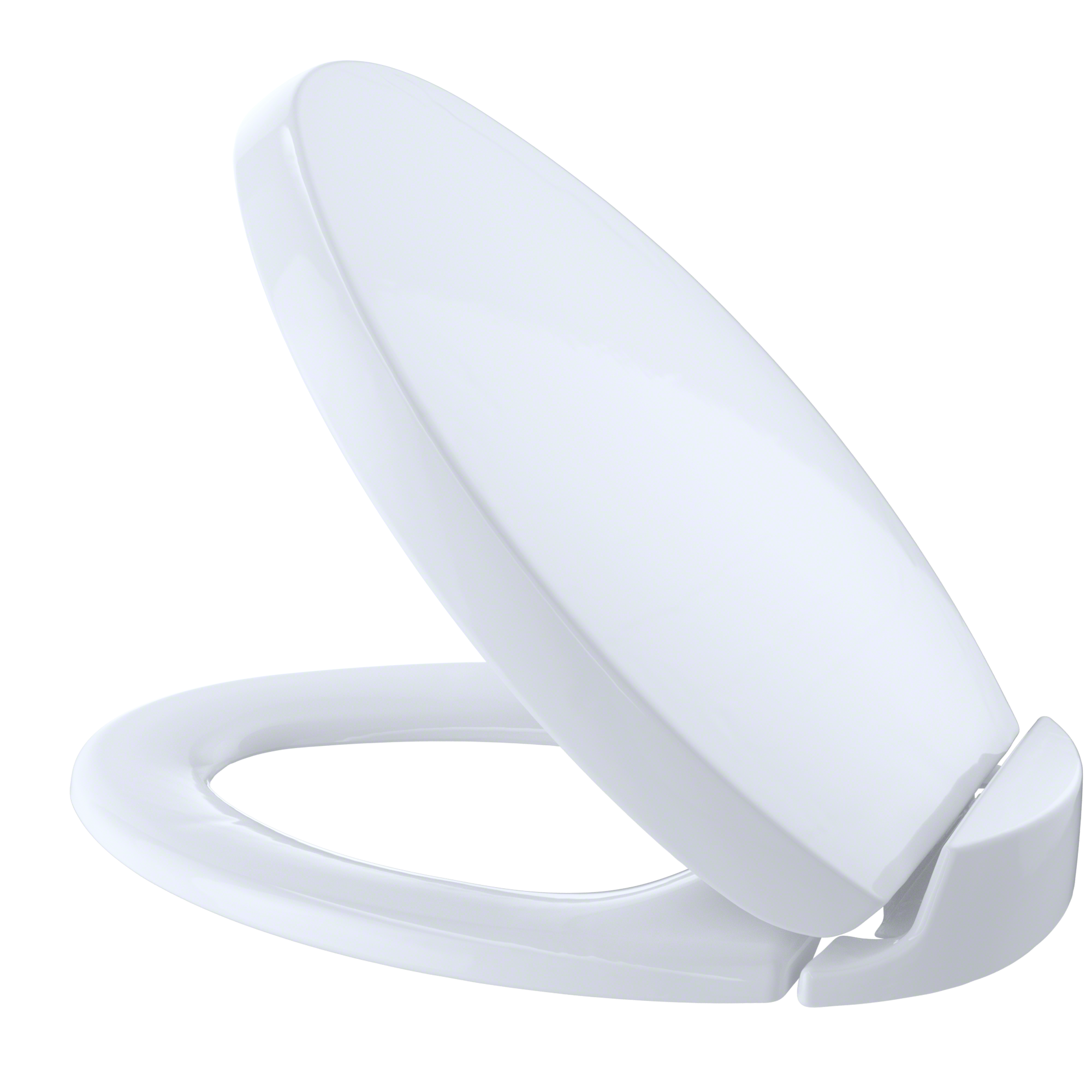 TOTO Oval SoftClose Non Slamming, Slow Close Elongated Toilet Seat and Lid, Cotton White - SS204#01