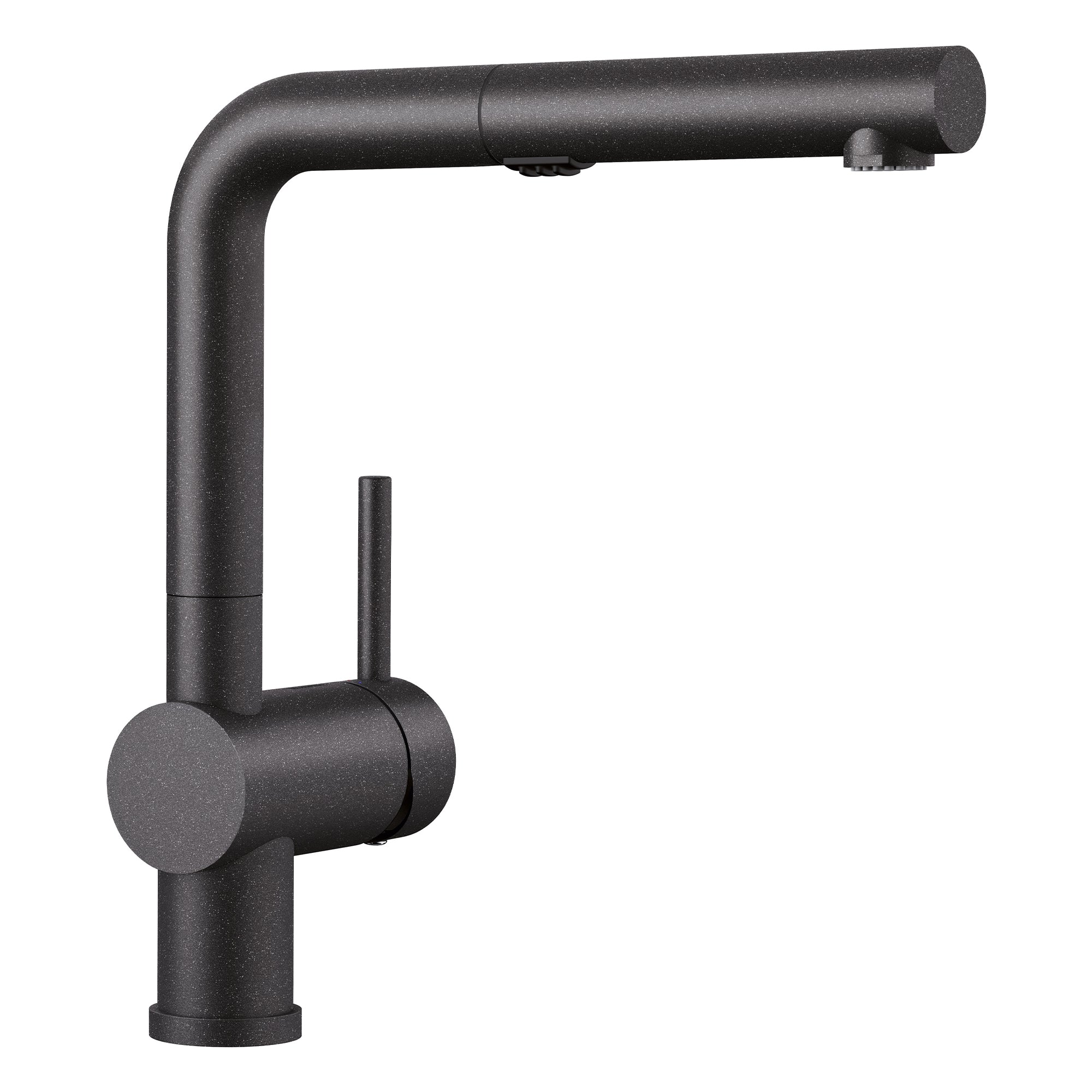 Blanco - 526367 - Linus Low Arc Pull-Out Dual-Spray Kitchen Faucet - Anthracite