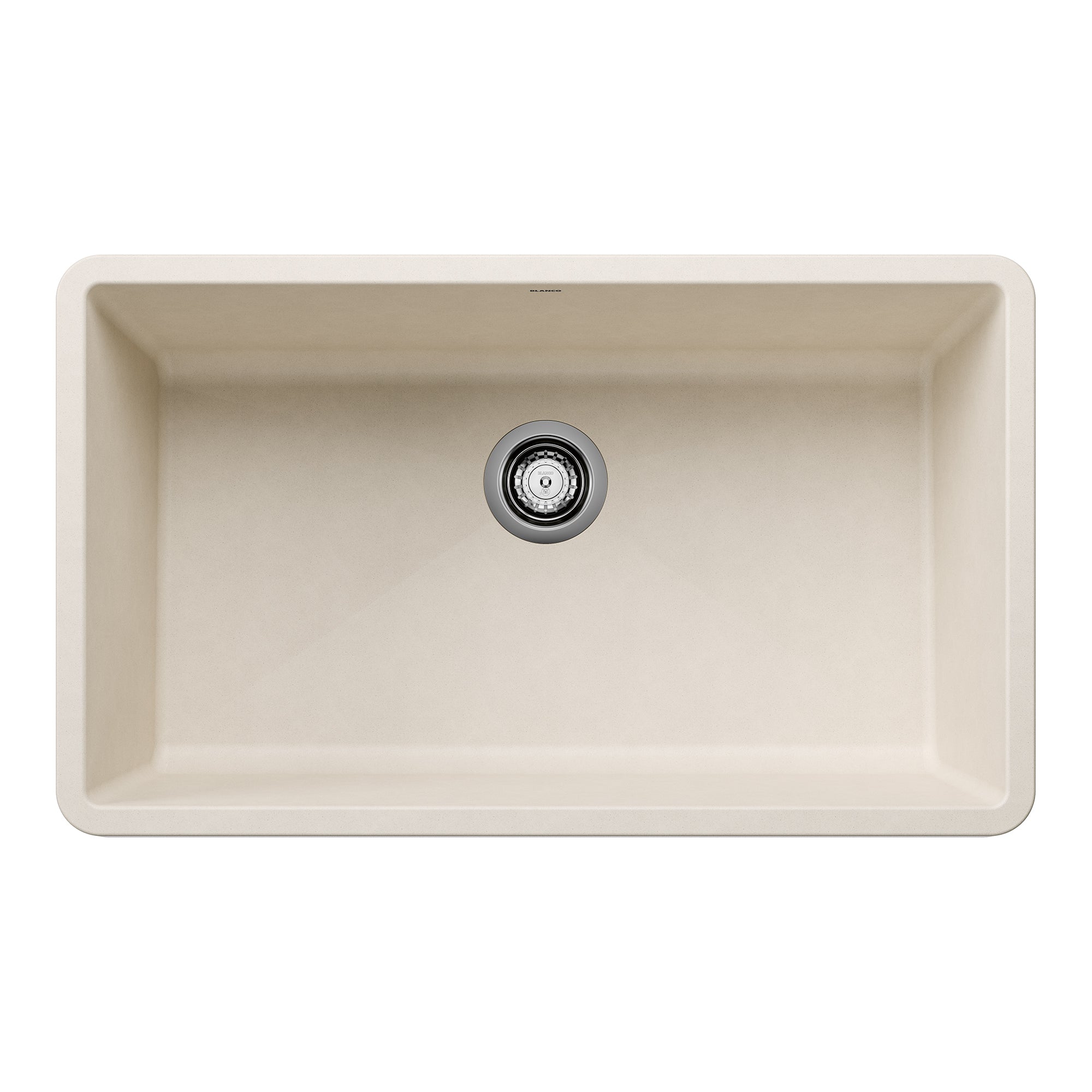 Blanco - 402884 - Precis SILGRANIT 32" Super Single Undermount Kitchen Sink - Soft White