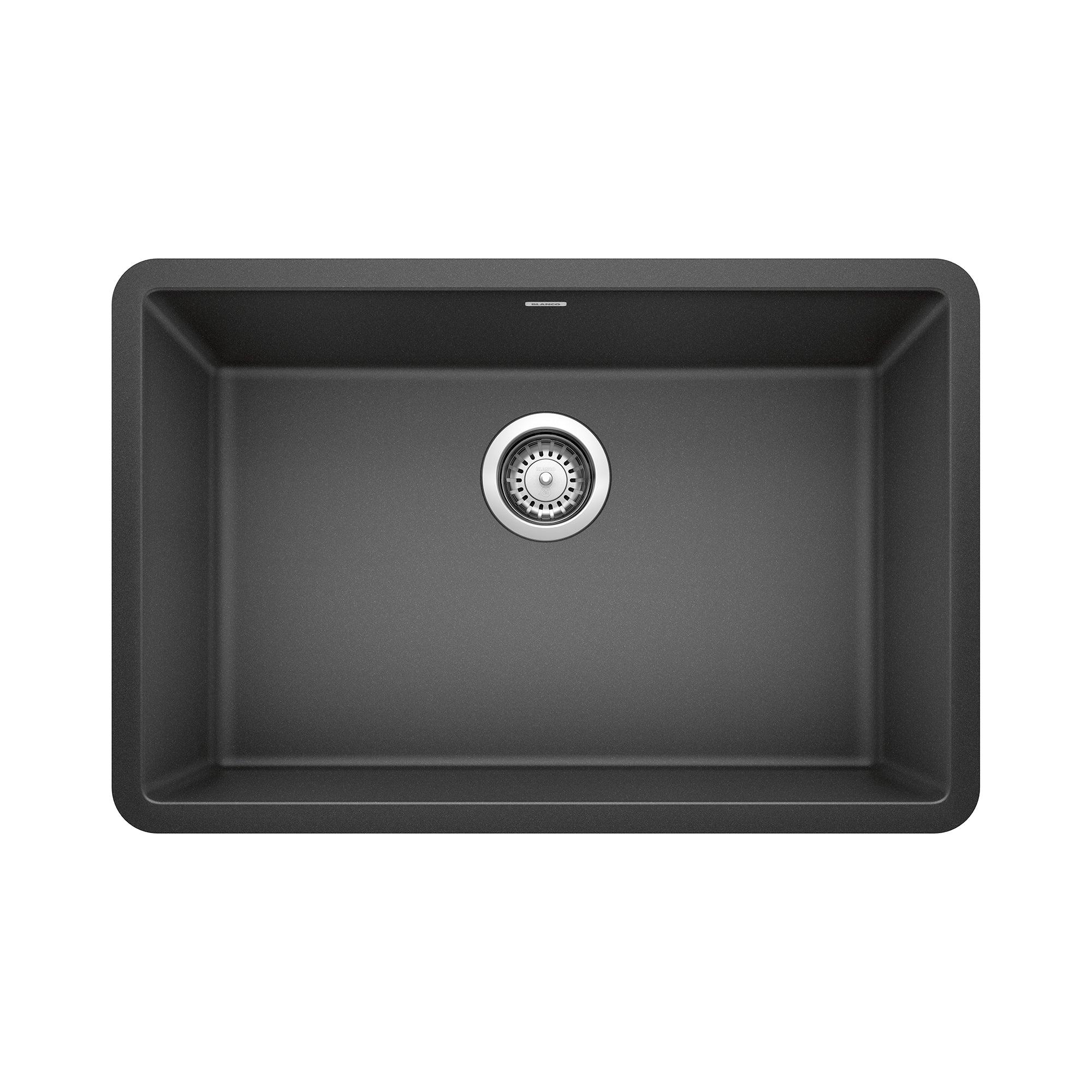 Blanco - 401888 - Precis SILGRANIT 27" Single Bowl Undermount Kitchen Sink - Anthracite