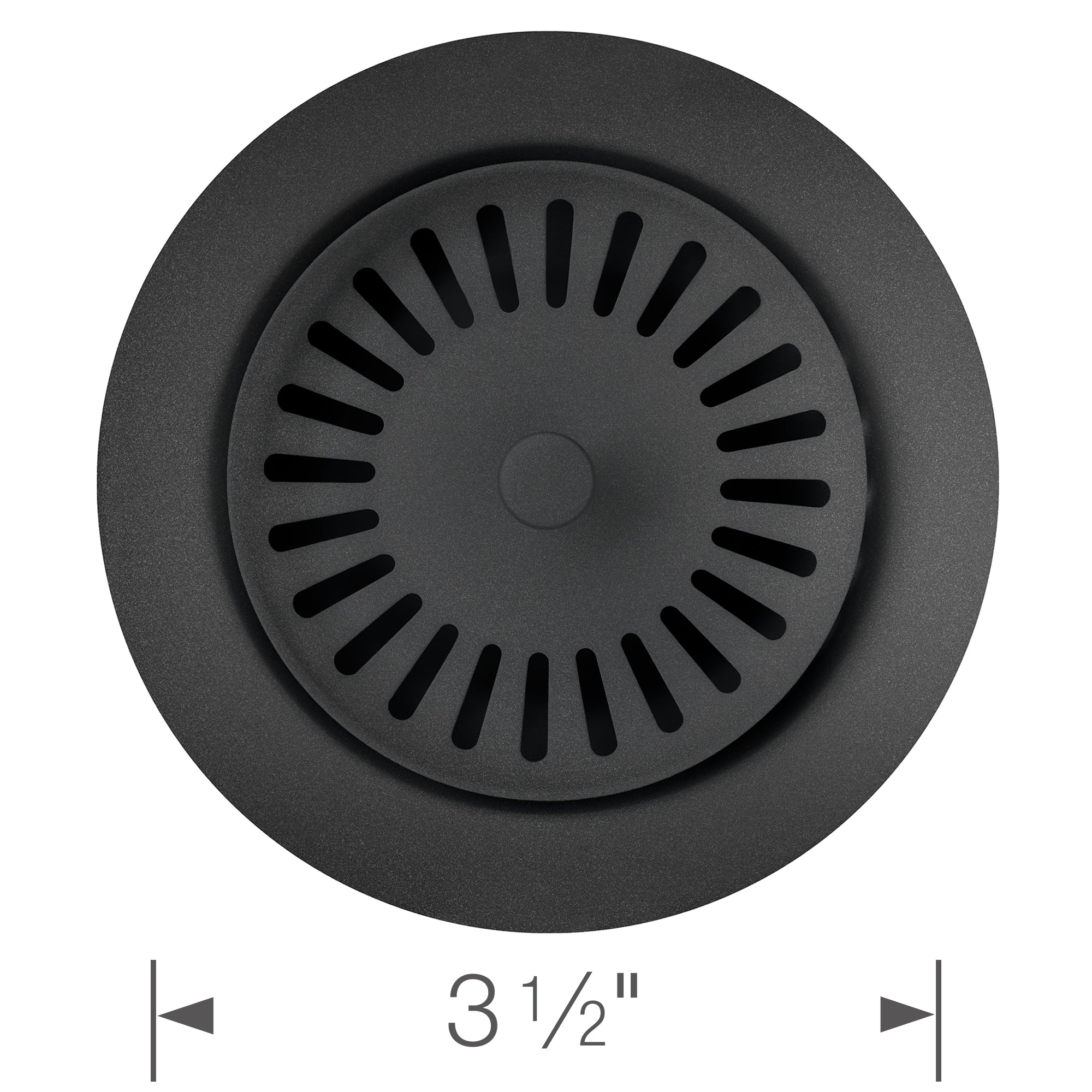 Blanco - 240333 - Color-Coordinated Metal Disposal Flange - Anthracite - Dimension Shot