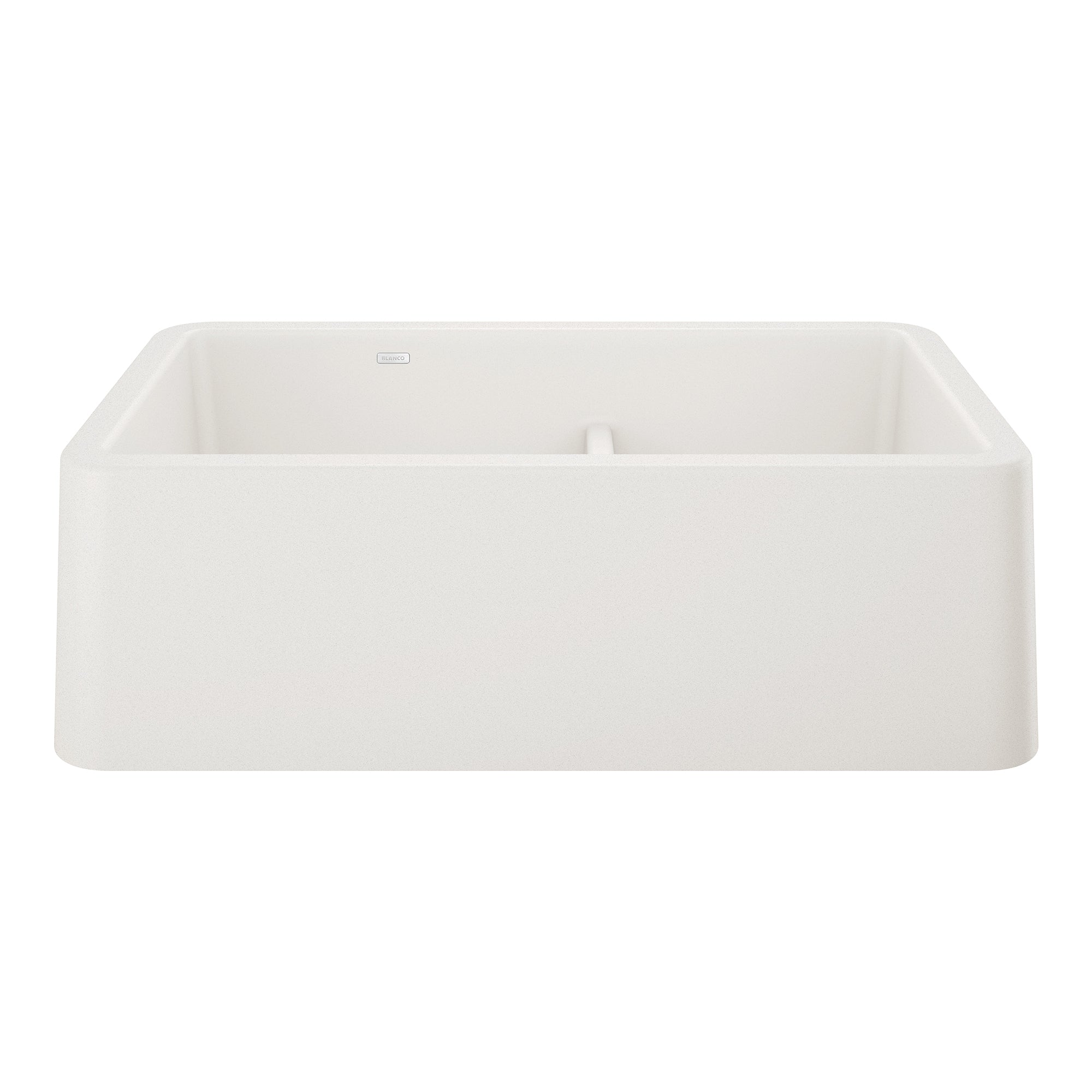 Blanco - 402337 - Ikon SILGRANIT 33" Double Bowl Apron-Front Farmhouse Sink with Low Divide - White