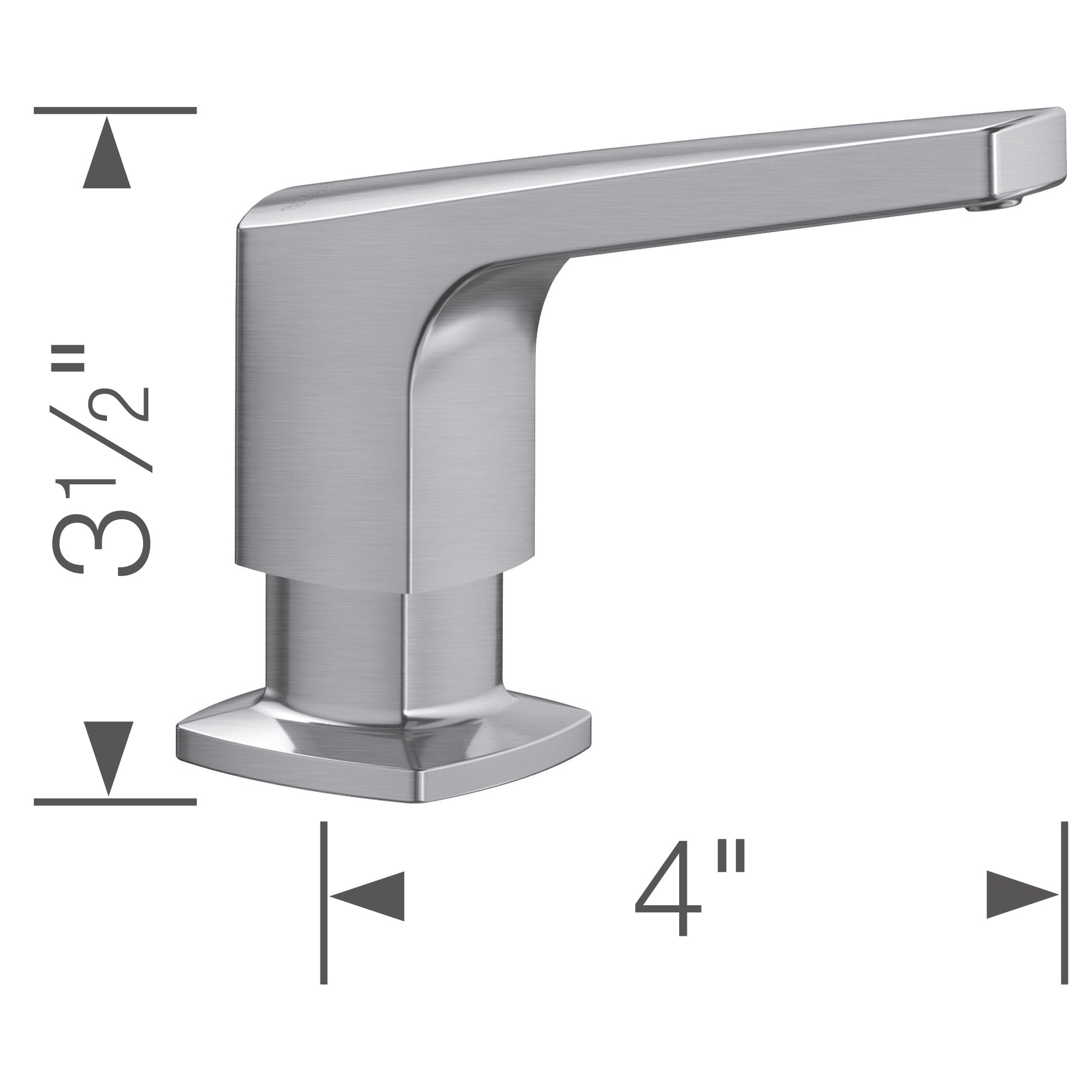 Blanco - 442680 - Rivana Soap Dispenser - PVD Steel - Dimension Shot