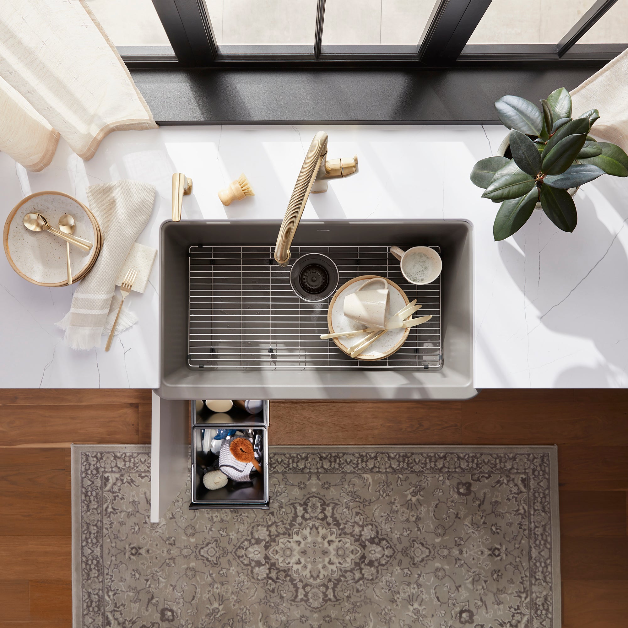 Blanco - 233532 - Stainless Steel Sink Grid for Ikon/Vintera 30" Sink - Beauty Shot 4