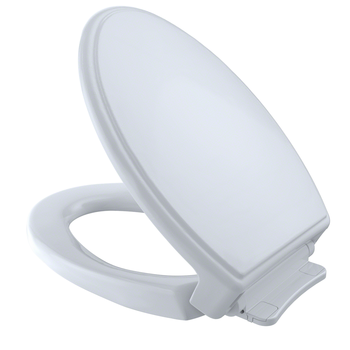 TOTO Traditional SoftClose Non Slamming, Slow Close Elongated Toilet Seat and Lid, Cotton White - SS154#01