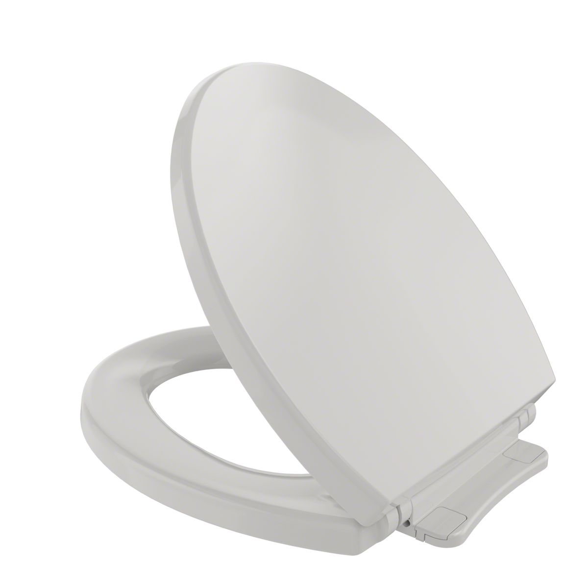TOTO SoftClose Non Slamming, Slow Close Round Toilet Seat and Lid, Colonial White - SS113#11