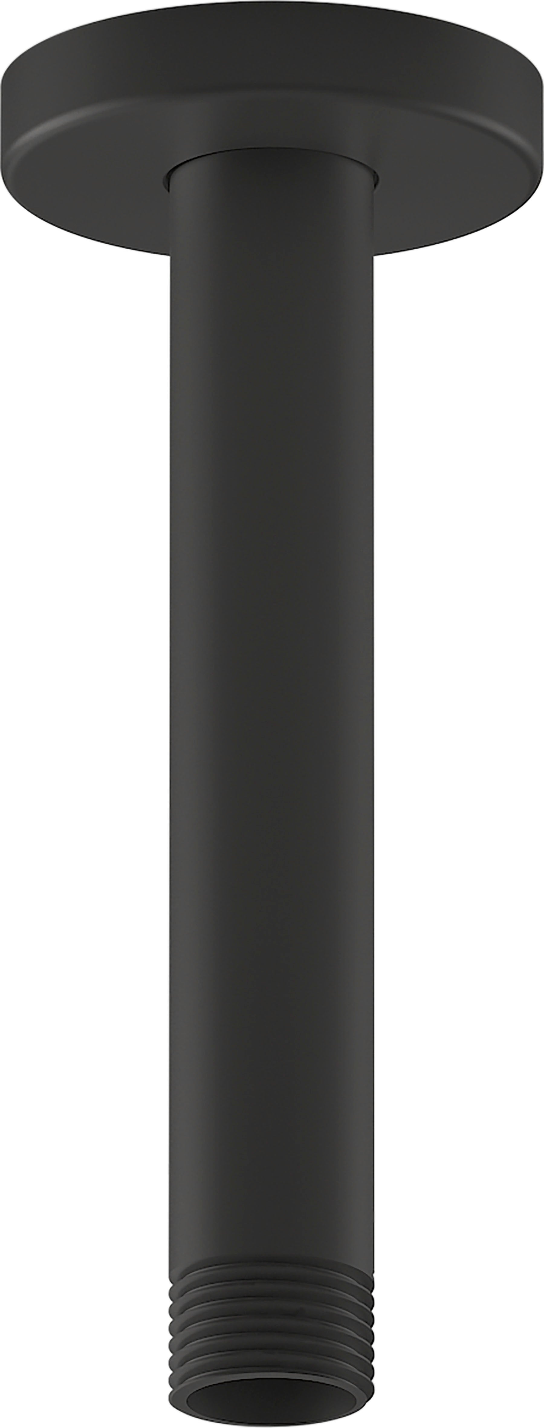 Statement 6" ceiling-mount single-function rainhead arm and flange