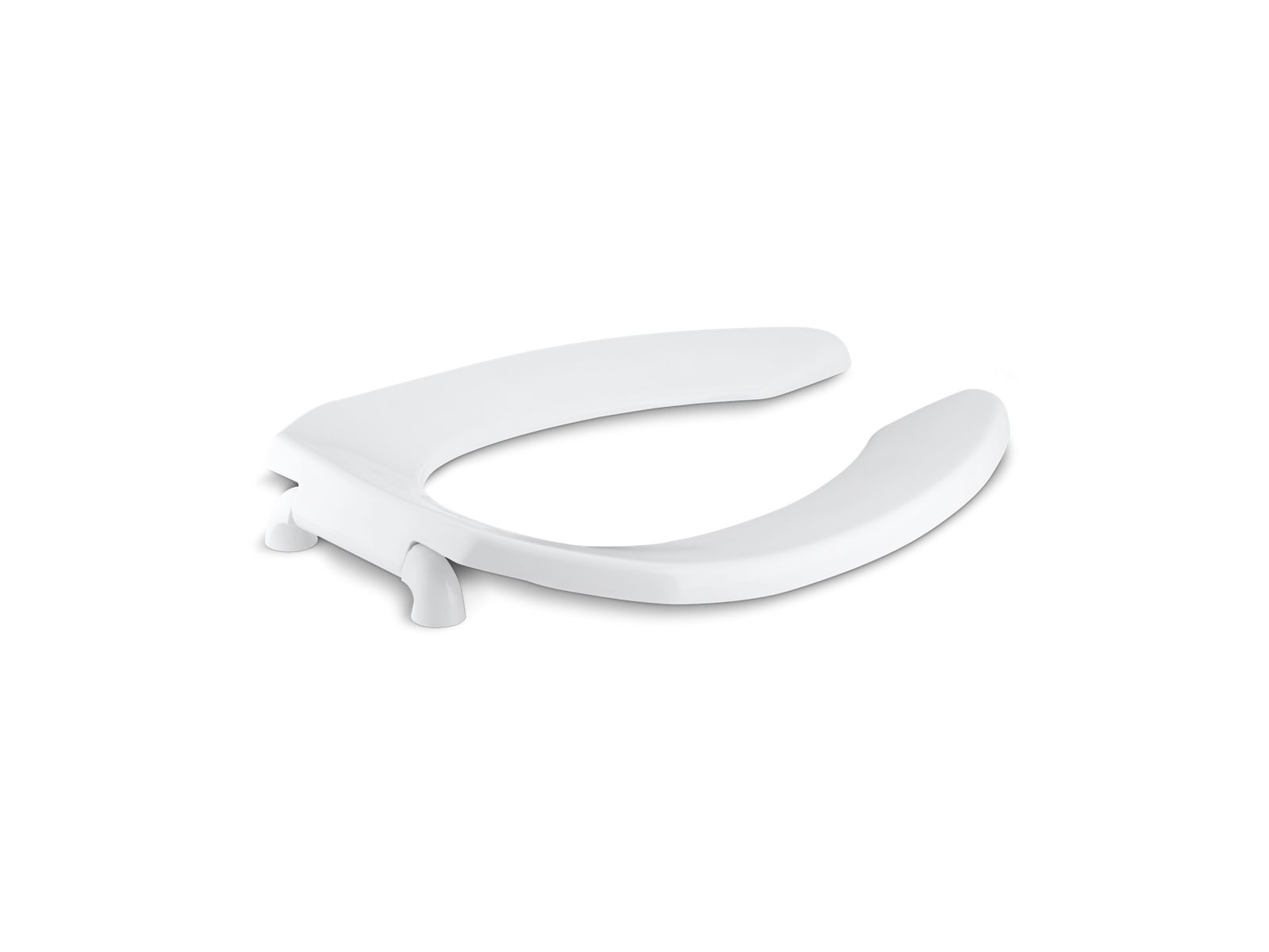 Kohler 4670-C-0 Lustra Elongated toilet seat with check hinge
