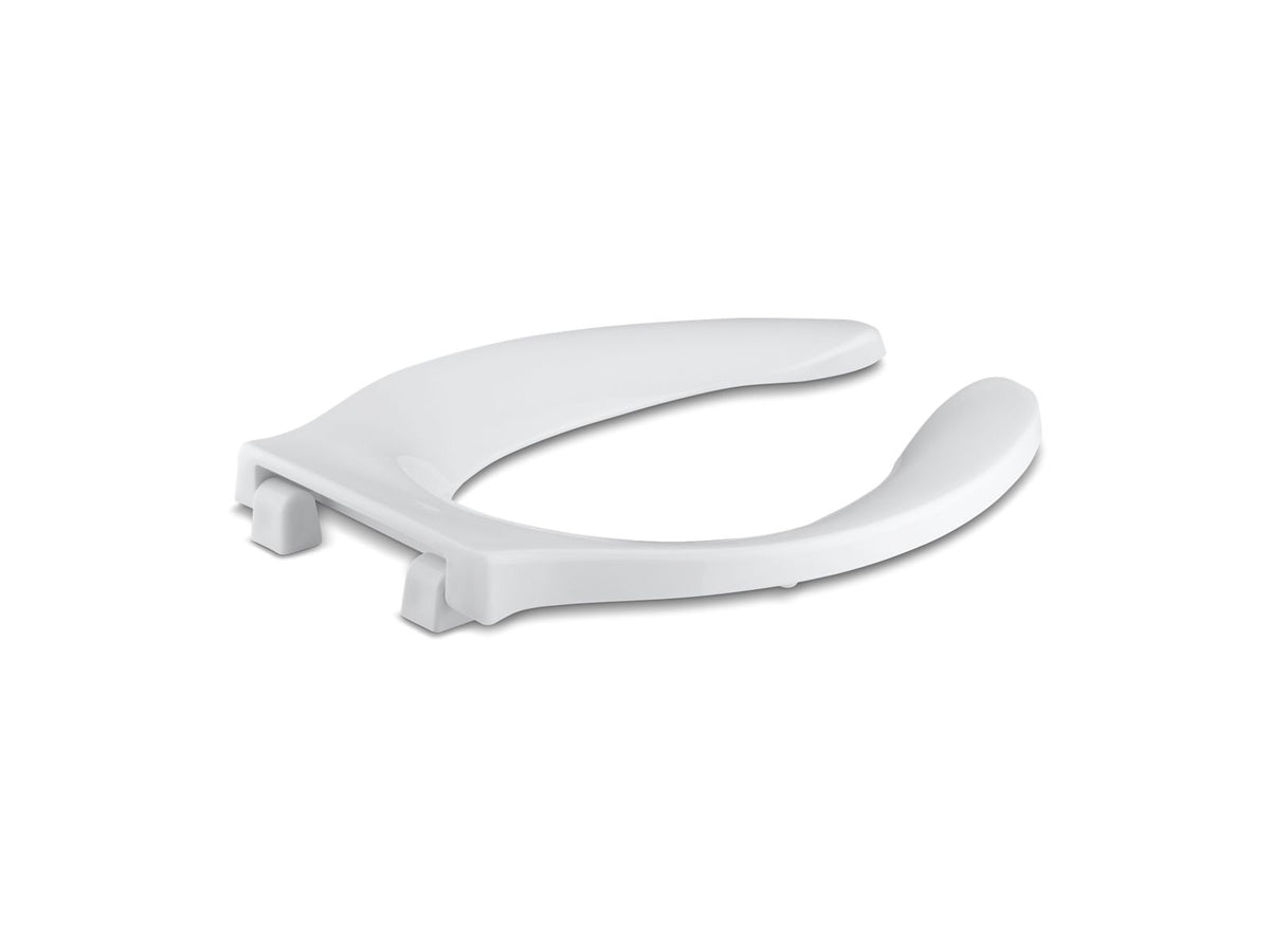 Kohler 4731-C-0 Stronghold Elongated toilet seat with integrated handle and check hinge
