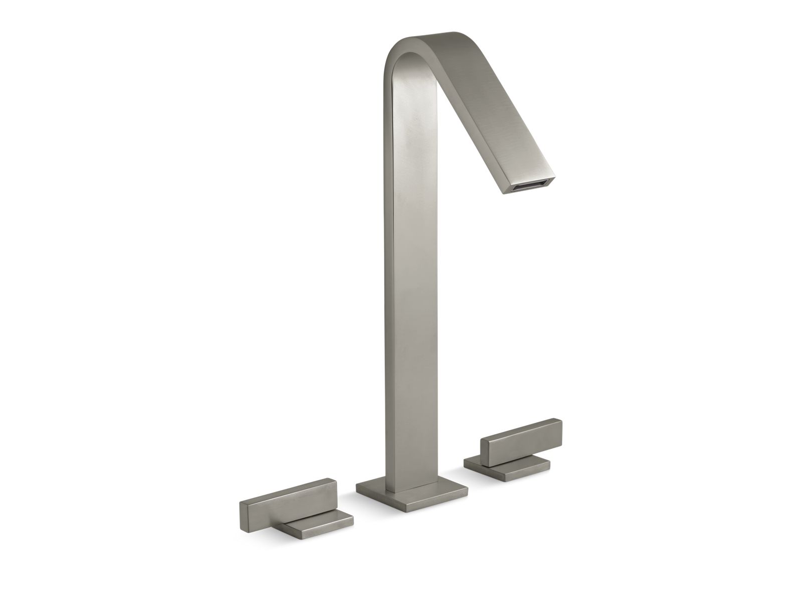 Loure Tall widespread bathroom sink faucet