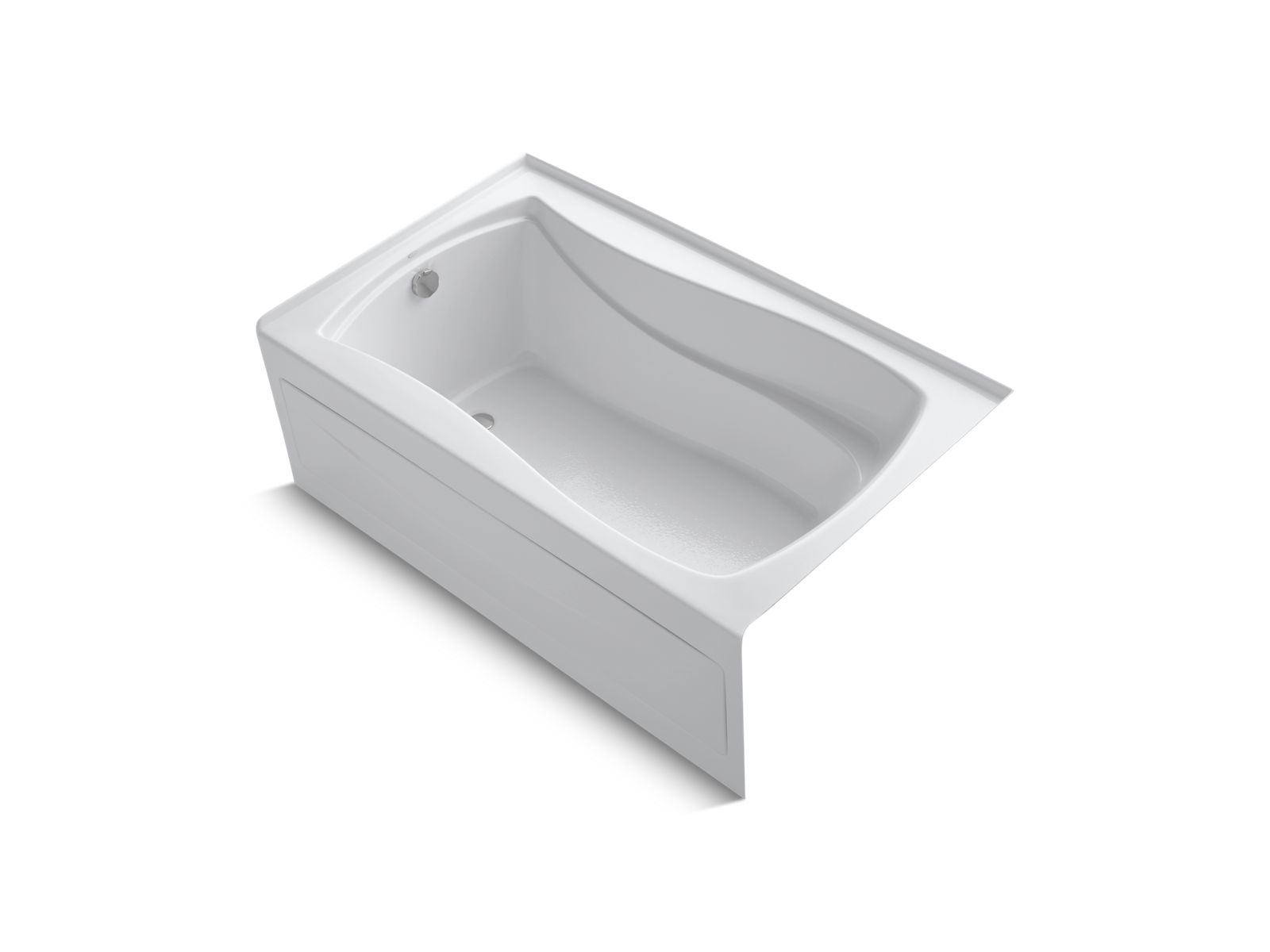 Mariposa 60" x 36" alcove bath, left drain