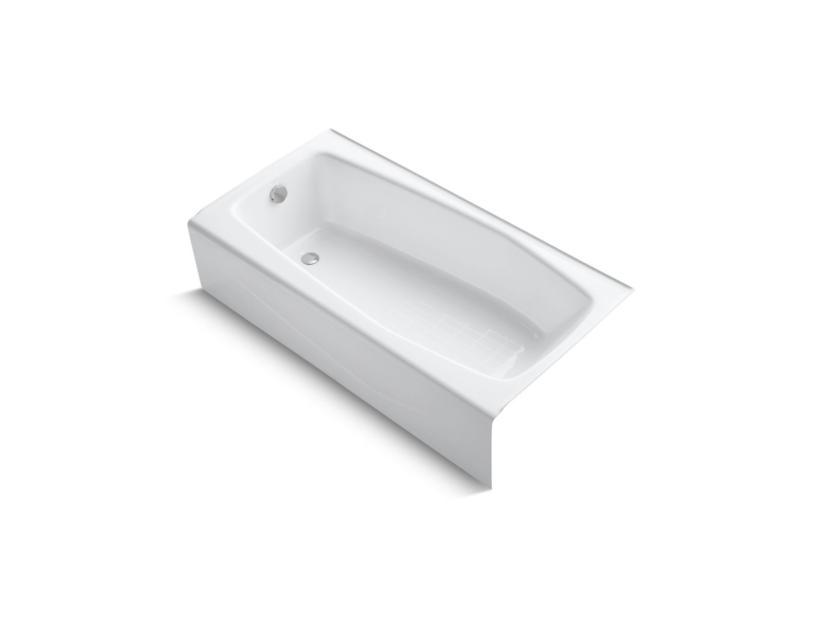 Villager 60" x 30-1/4" alcove bath, left drain