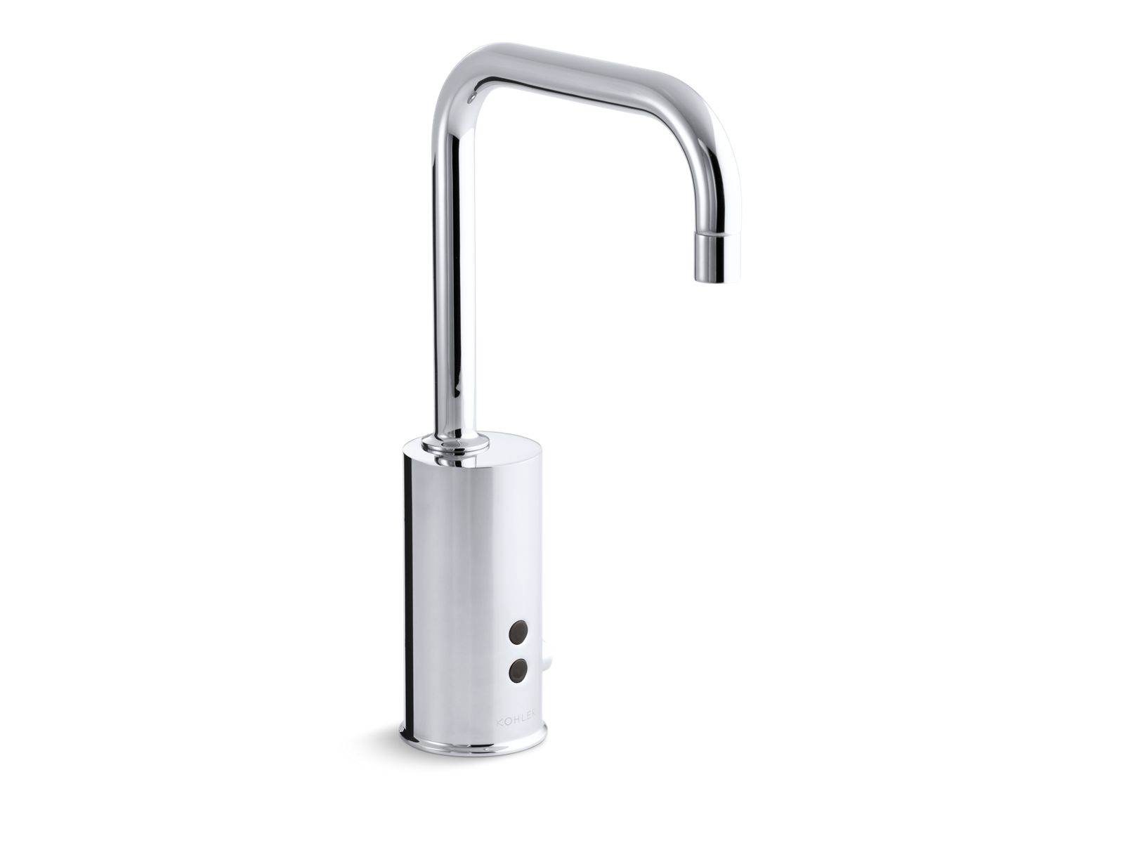Gooseneck Touchless single-hole lavatory faucet with Insight sensor technology and temperature mixer, DC-powered, 0.5 gpm
