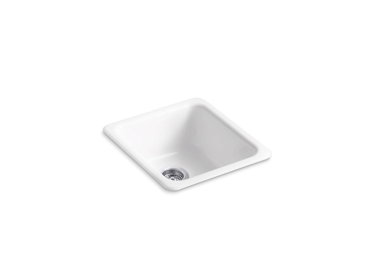 Kohler 6584-0 Iron/Tones 17" top-/undermount single-bowl bar sink