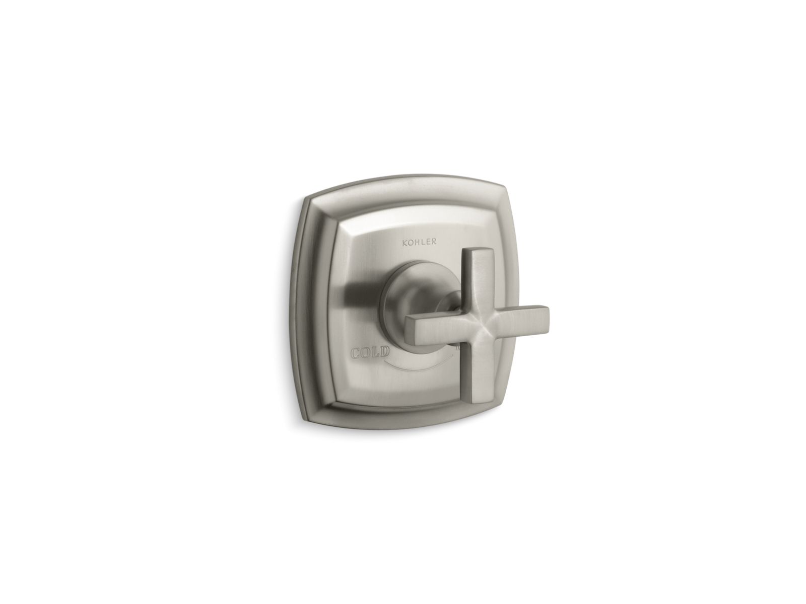 Margaux Valve trim with cross handle for thermostatic valve, requires valve
