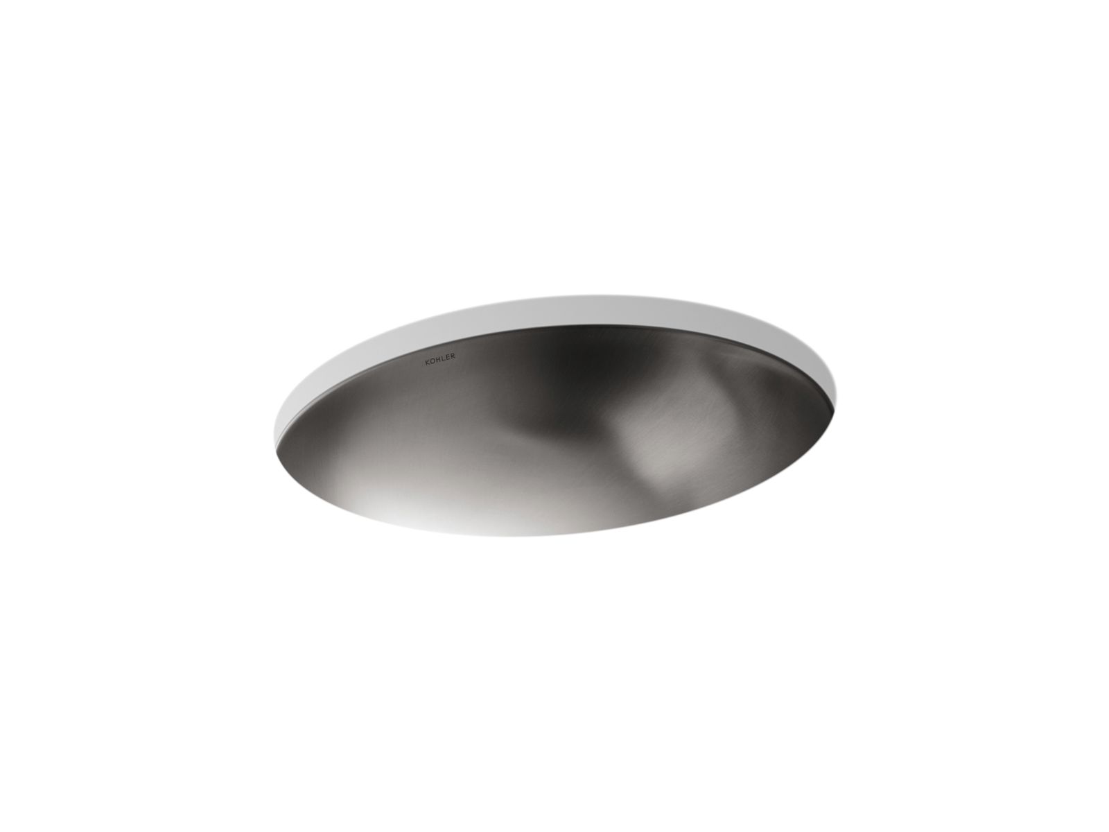 Bachata 20" oval drop-in/undermount bathroom sink, no overflow