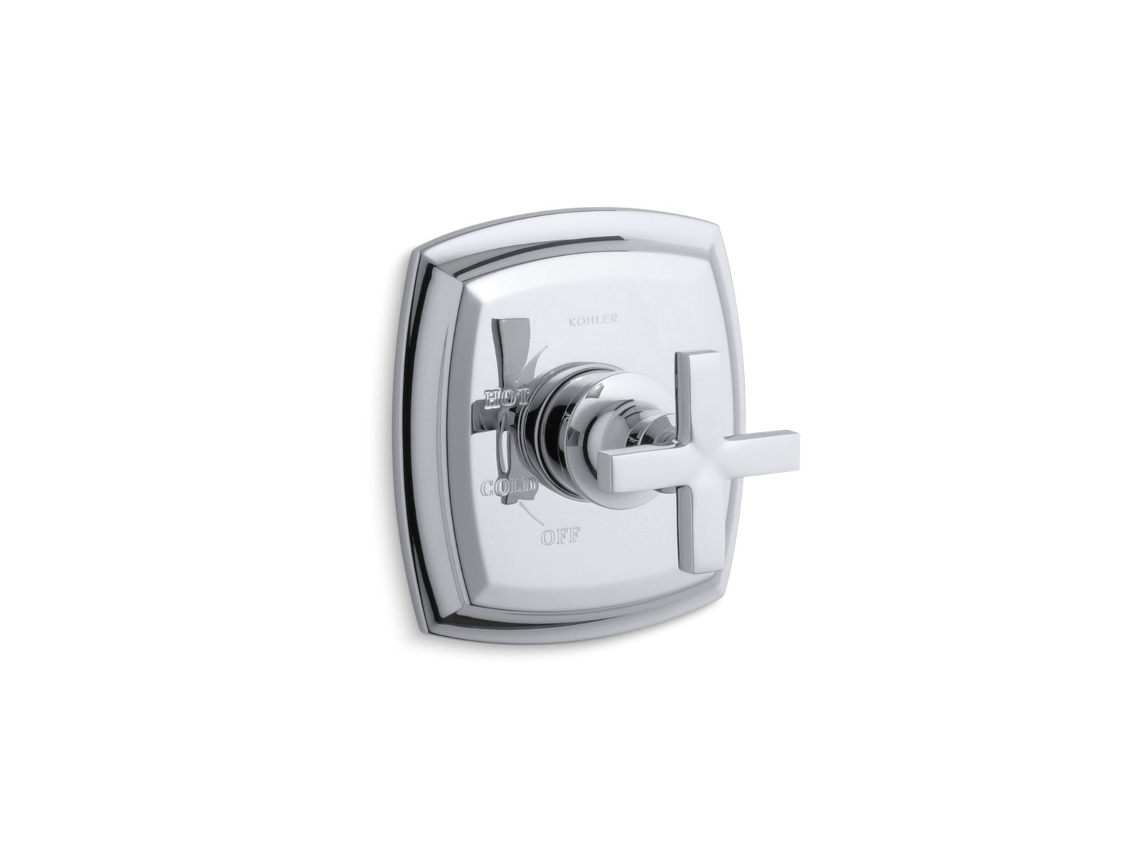 Margaux Rite-Temp valve trim with cross handle