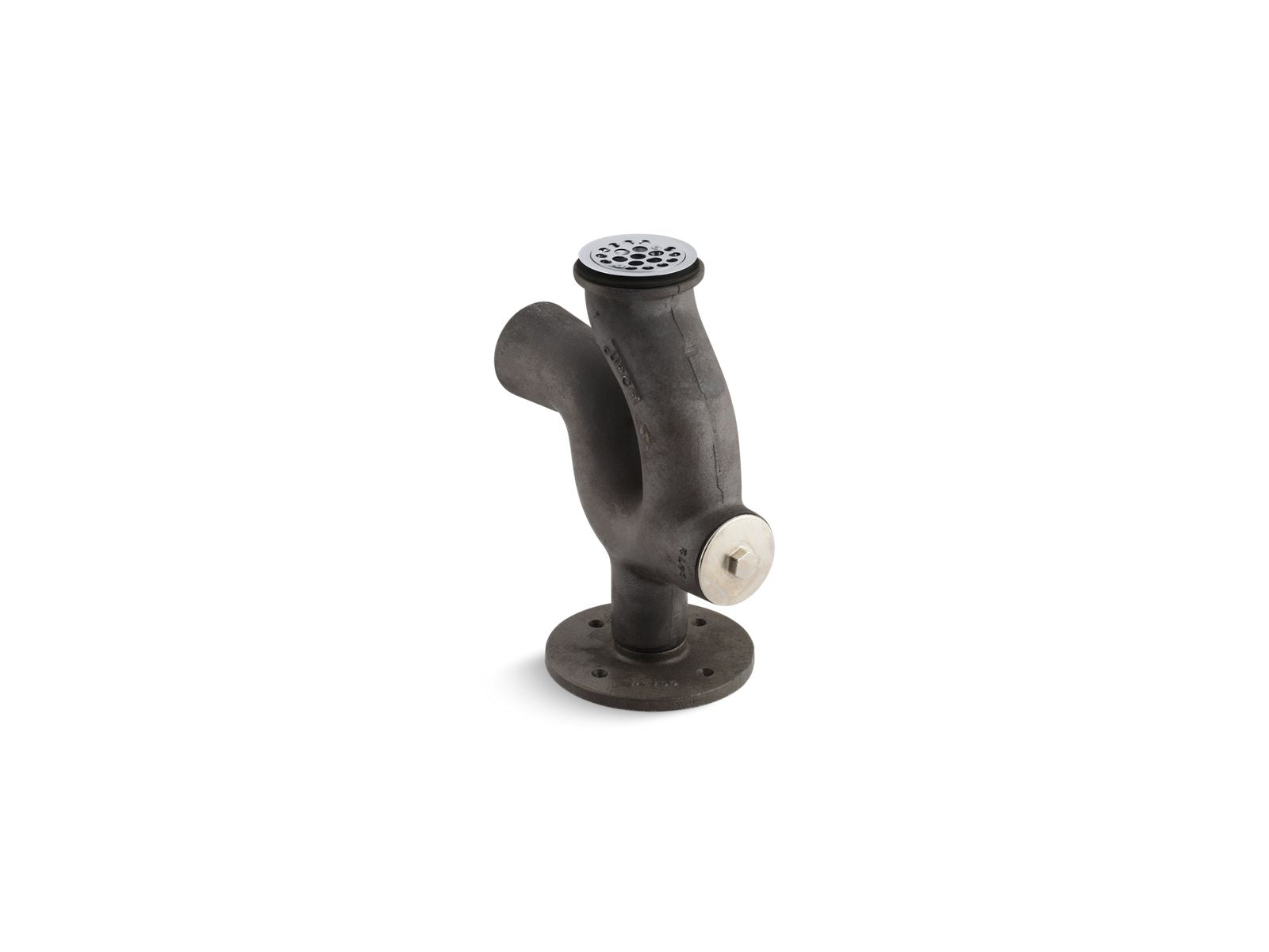 Kohler 6672-NA Adjustable trap standard for 2" iron pipe connection with cleanout plug and strainer