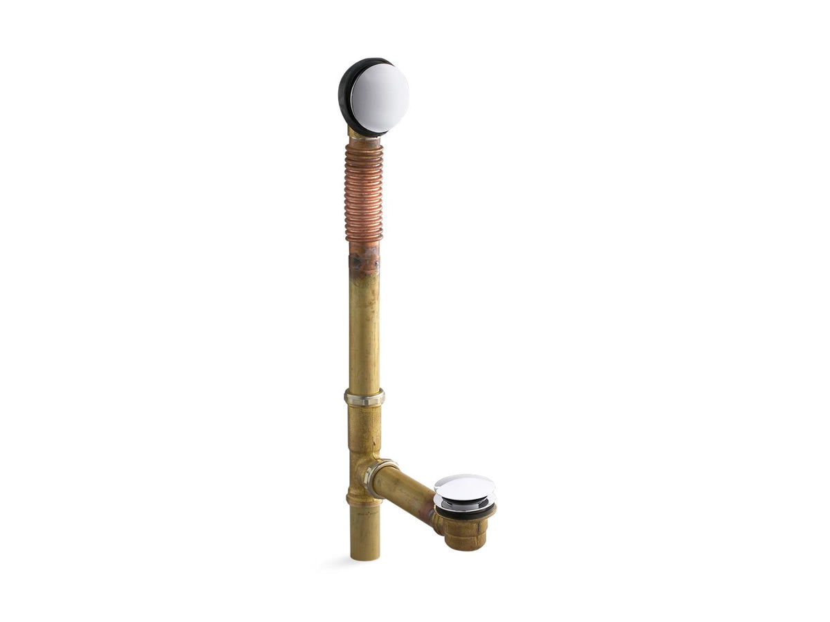Kohler 7259-CP Clearflo Brass toe tap bath drain